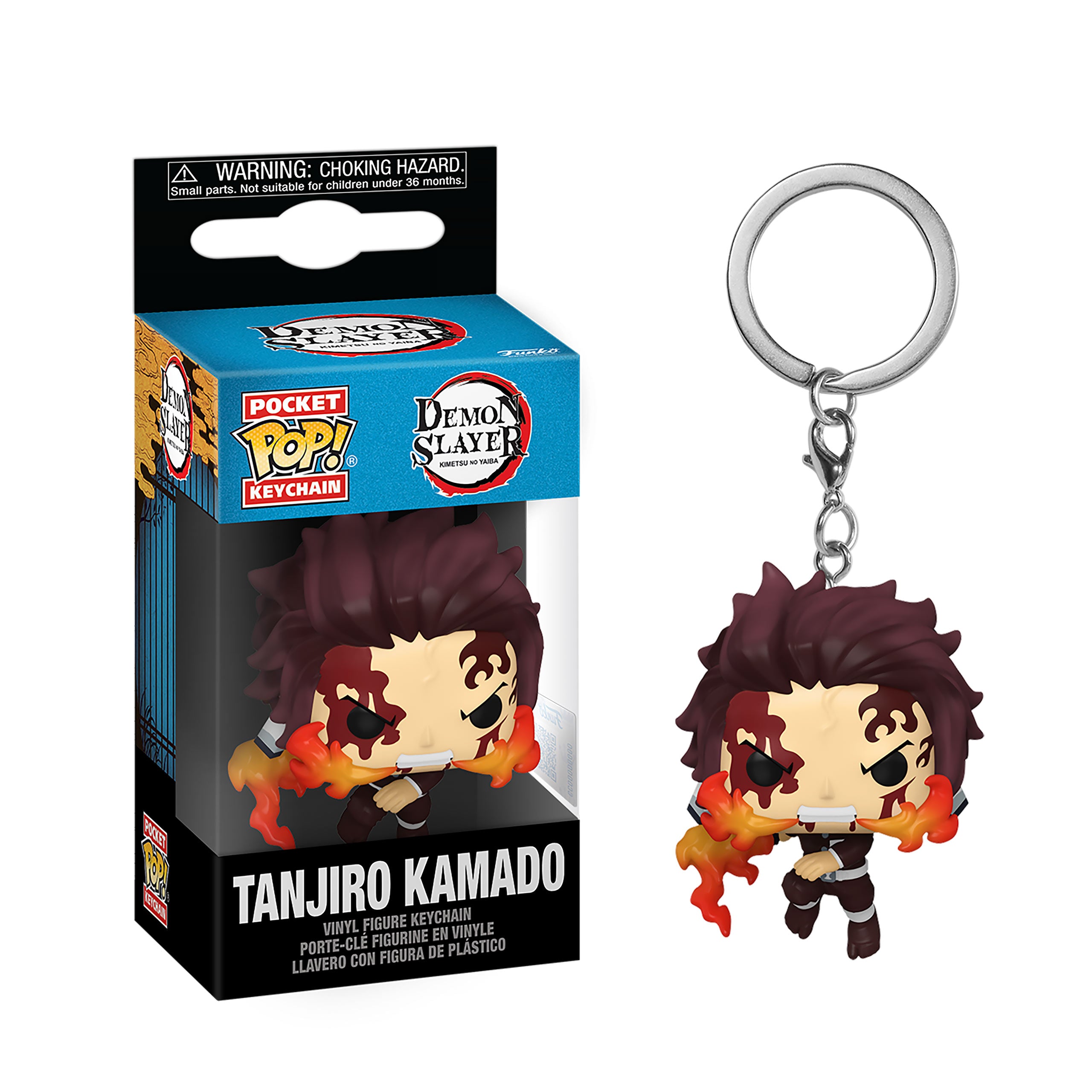 Immagine del prodotto Demon Slayer - Tanjiro Demon Blood portachiavi Funko Pop
