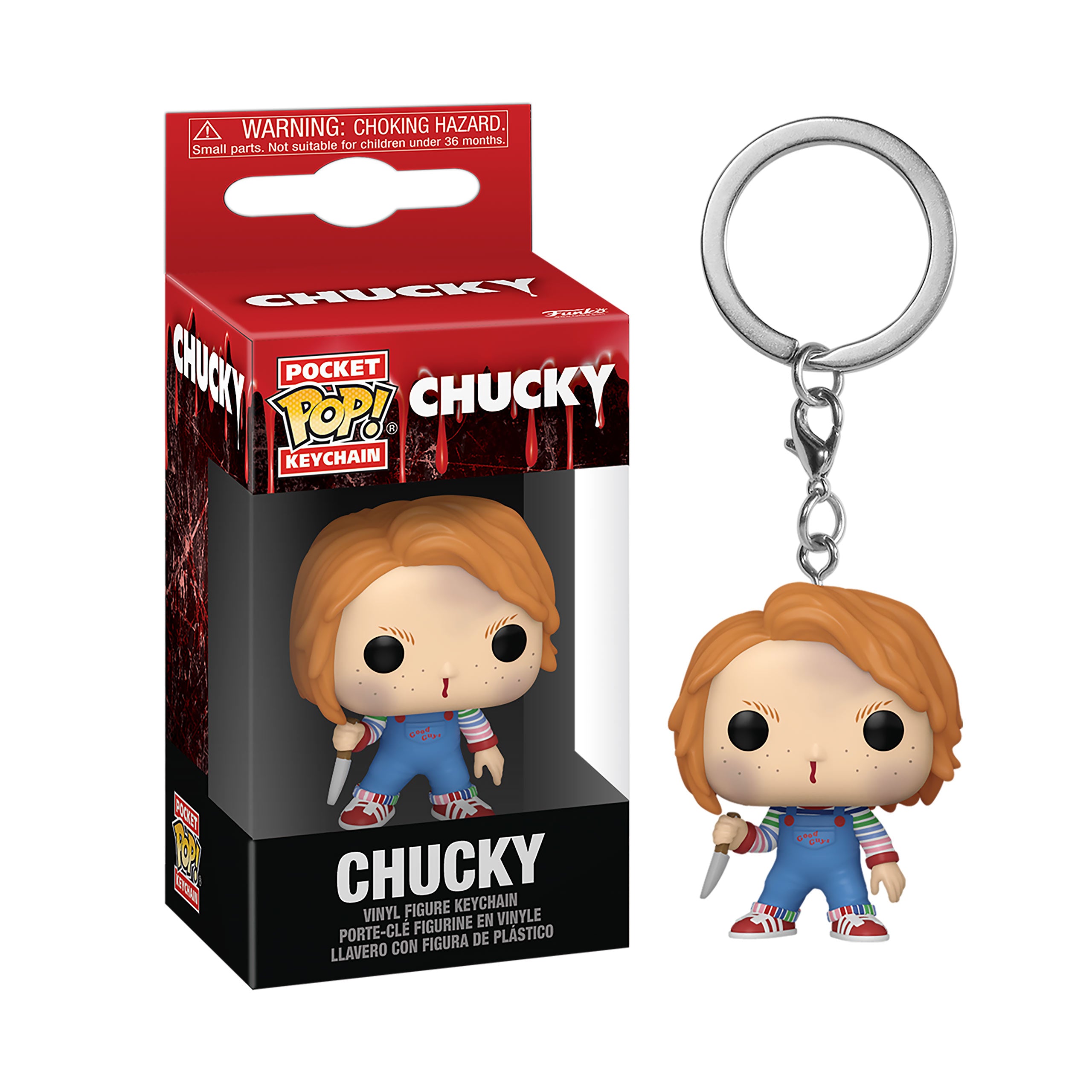 Immagine del prodotto Chucky - Portachiavi Funko Pop Chucky sfregiato