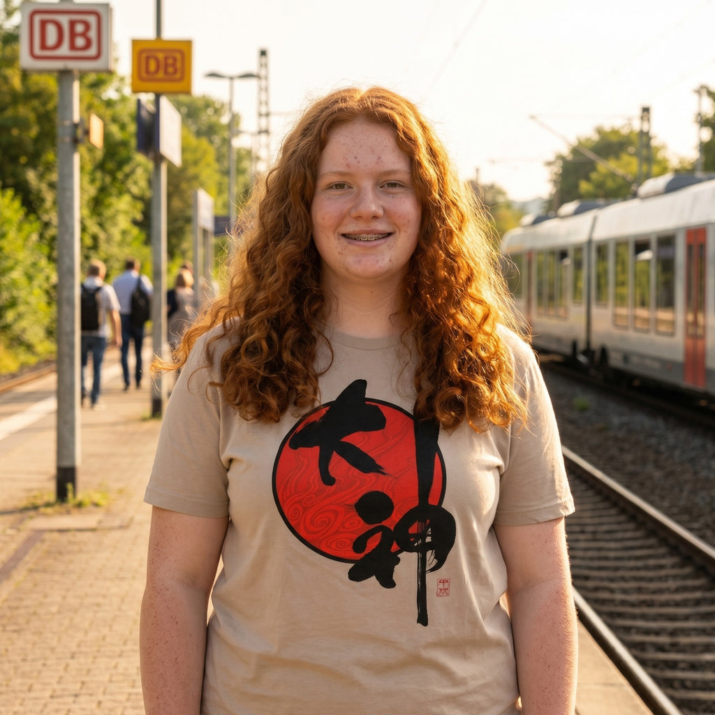 Product image Okami - Beige Logo T-shirt