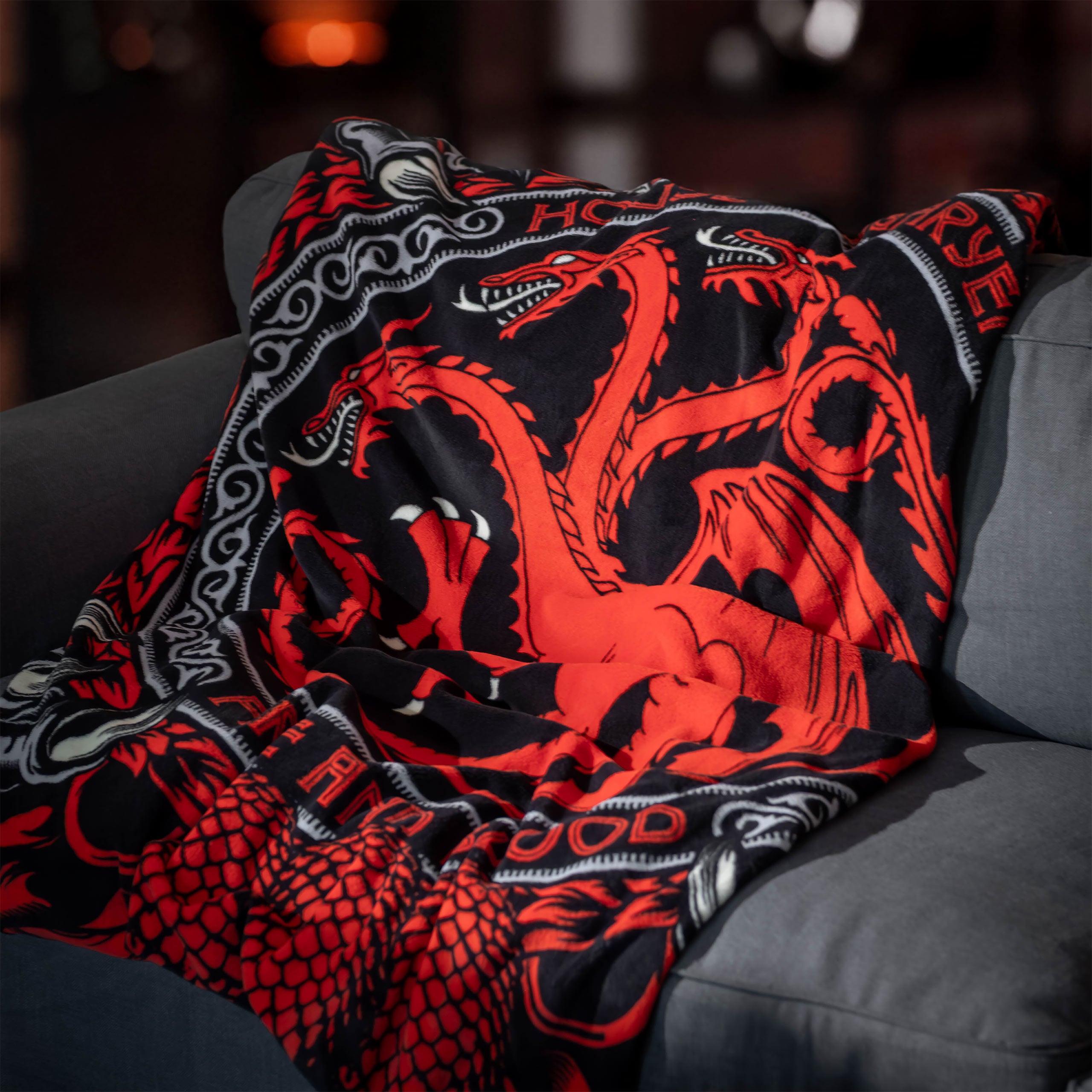 Immagine del prodotto Coperta soffice stemma Targaryen - Game of Thrones