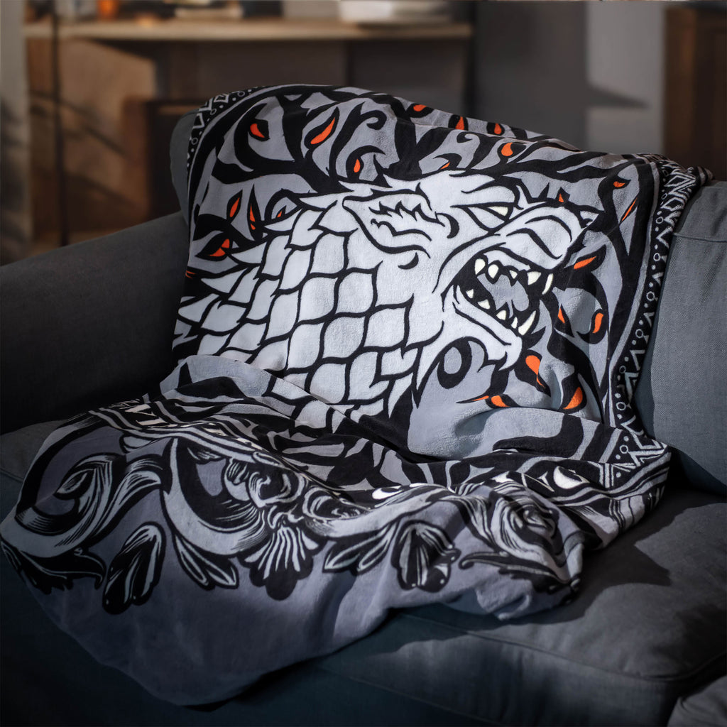 Immagine del prodotto Coperta morbida stemma Stark - Game of Thrones