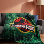 Immagine del prodotto Jurassic Park - Coperta Morbida Logo Jungle