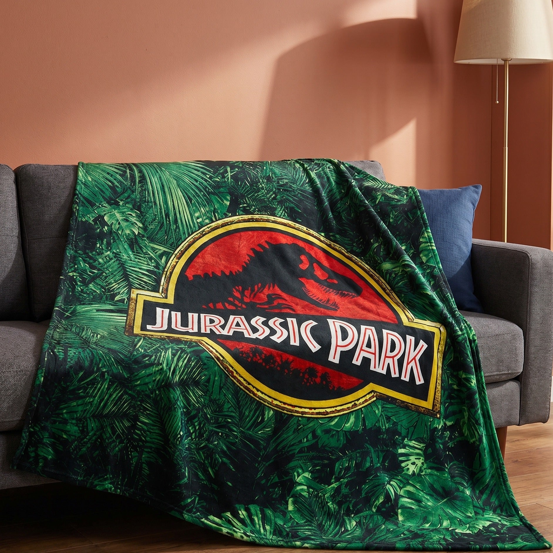 Immagine del prodotto Jurassic Park - Coperta Morbida Logo Jungle