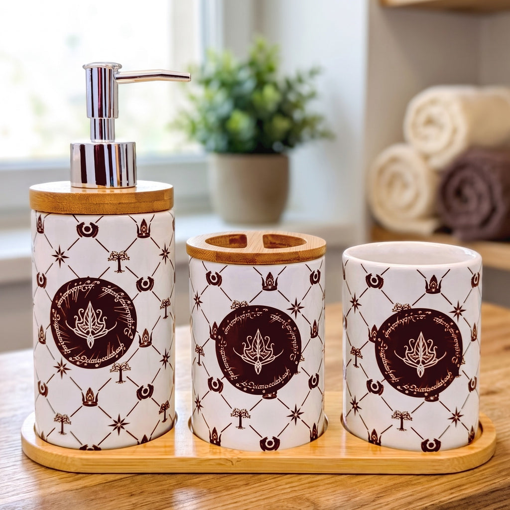 Product image The Lord of the Rings - Leaf Brooch 3-Piece Bathroom Set