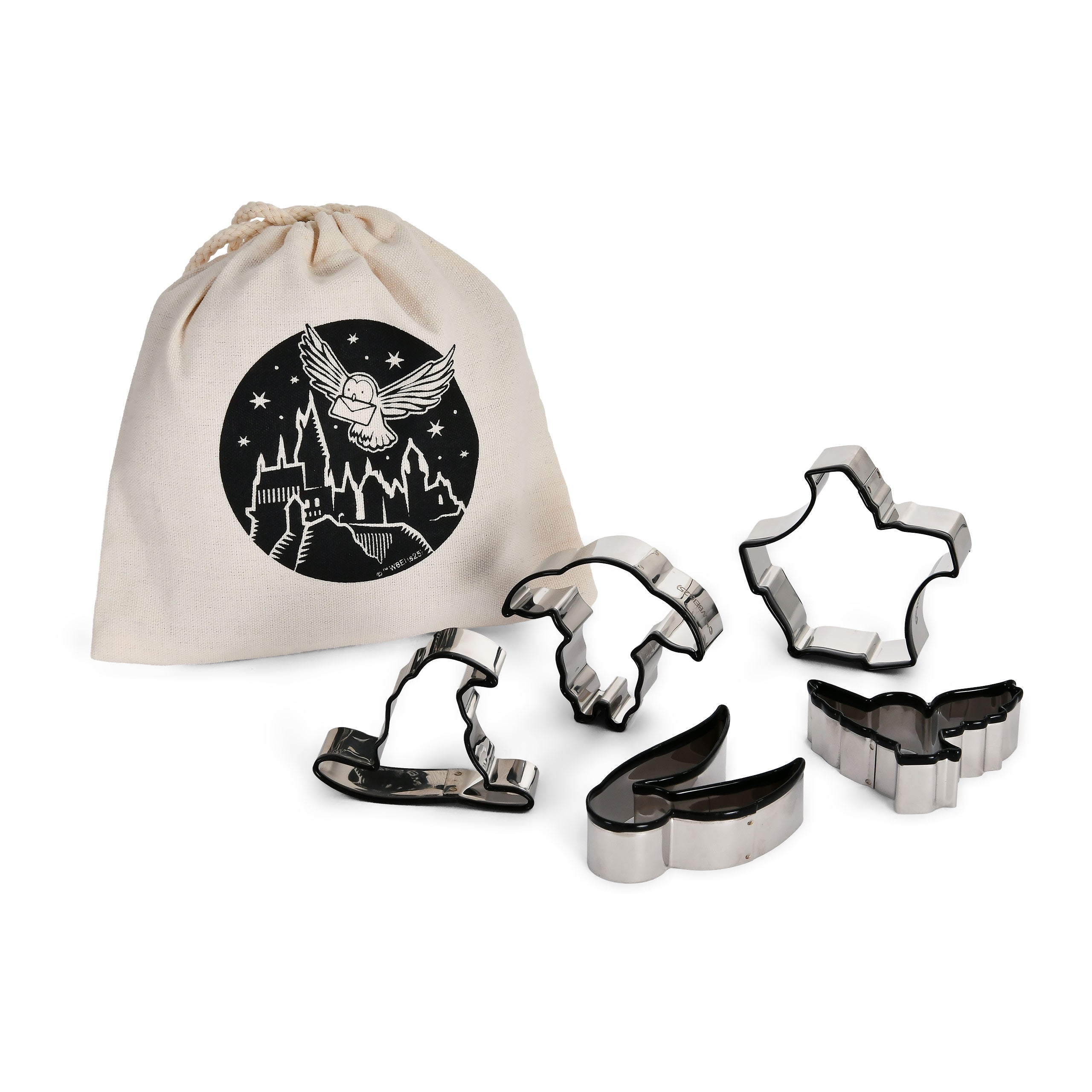 Immagine del prodotto Harry Potter – Set di 5 stampi per biscotti in sacchetto di stoffa