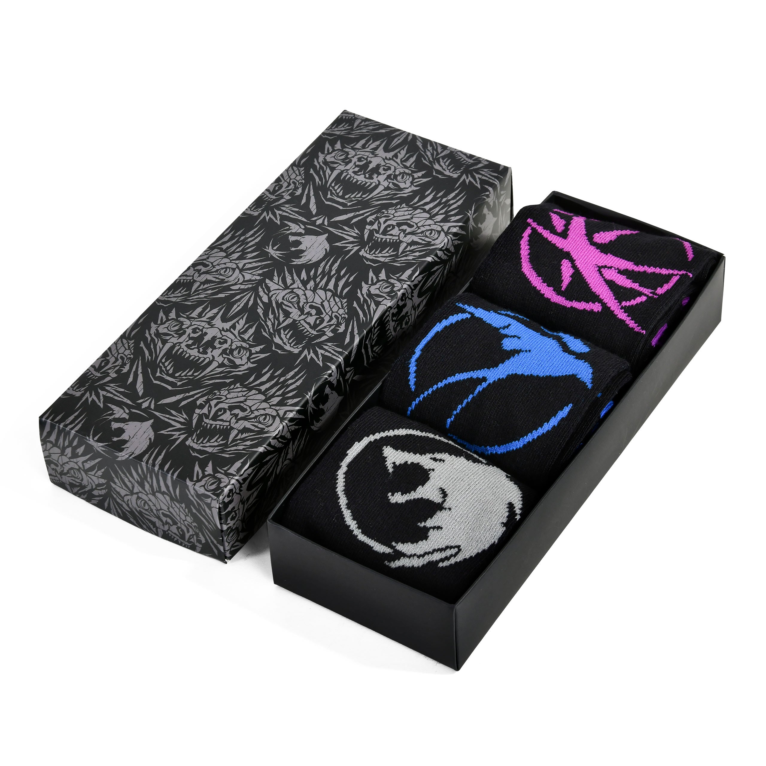 Immagine del prodotto The Witcher - Set di 3 paia di calzini Symbols in scatola regalo