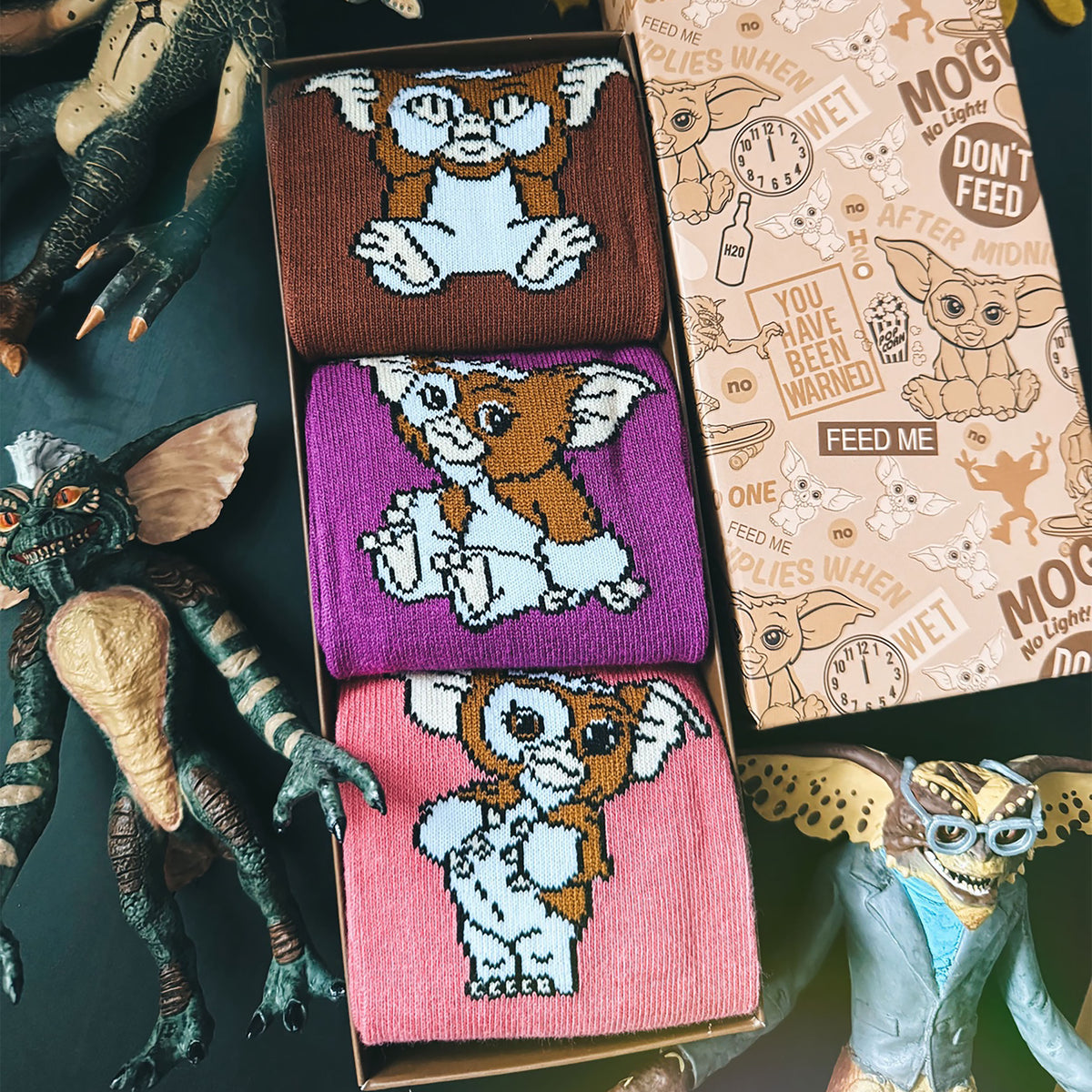 Immagine del prodotto Gremlins - Set di 3 paia di calzini Gizmo Emotions in confezione regalo