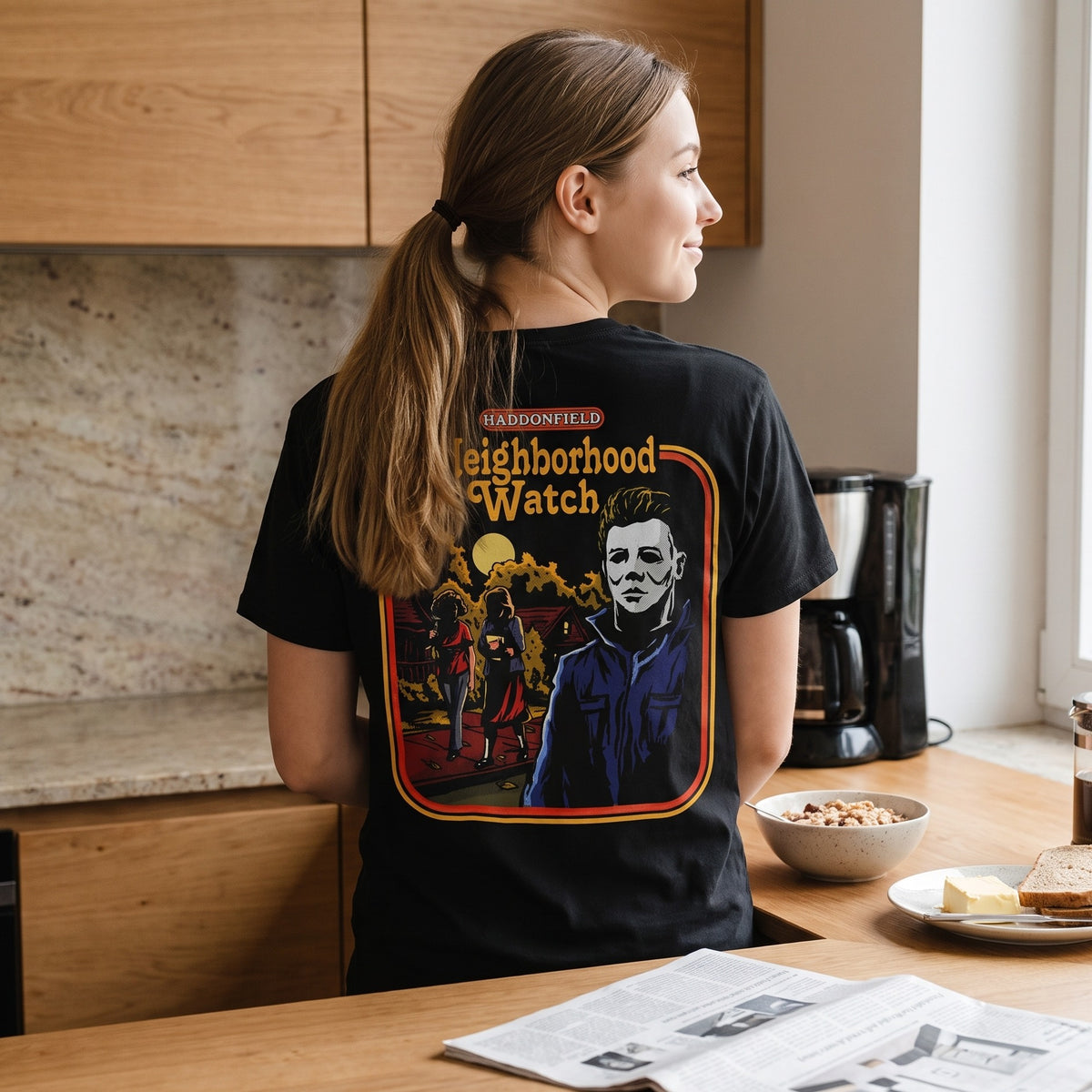 Immagine del prodotto Halloween - T-shirt Neighbourhood Watch nera