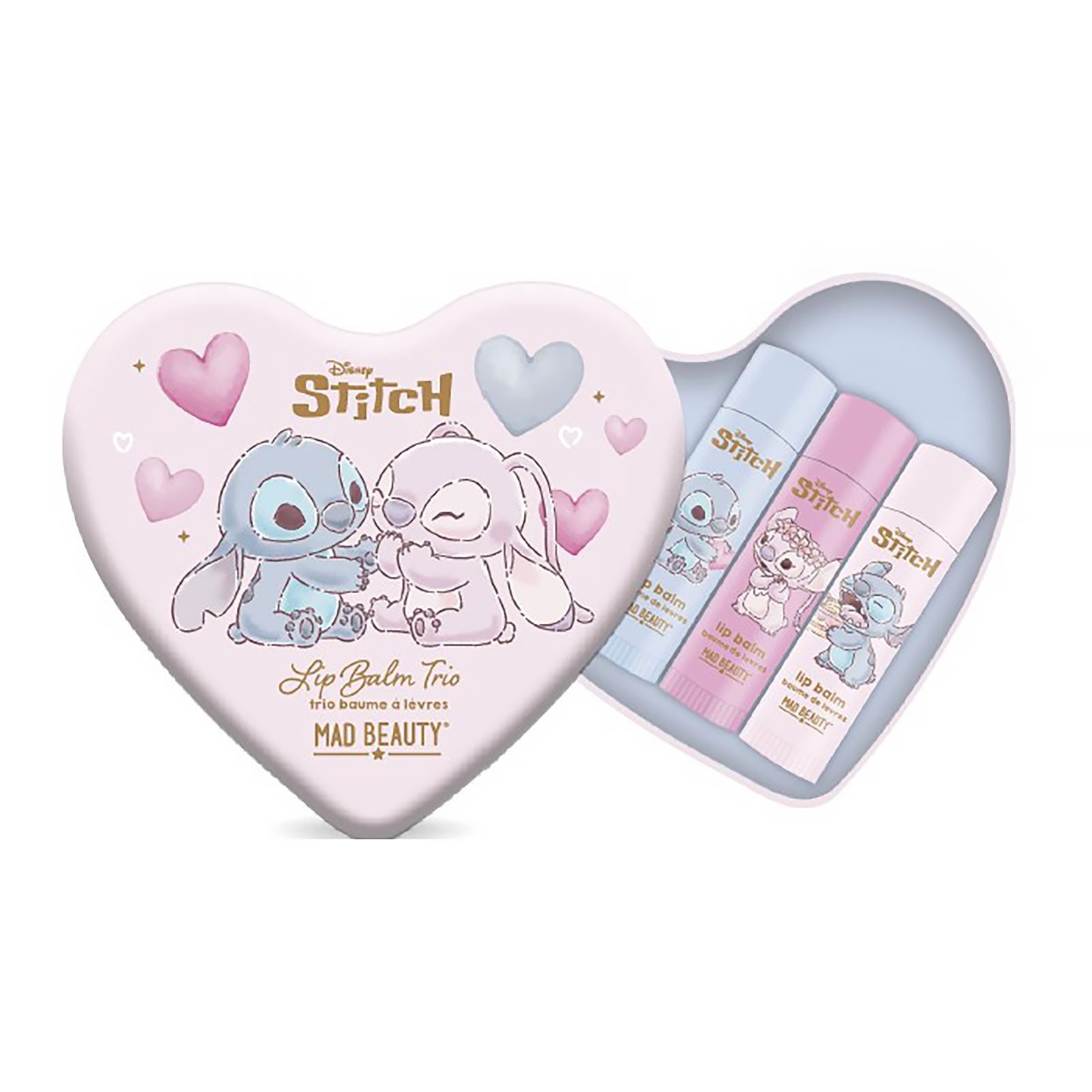 Immagine del prodotto Lilo & Stitch – Set da 3 balsami labbra Angel e Stitch