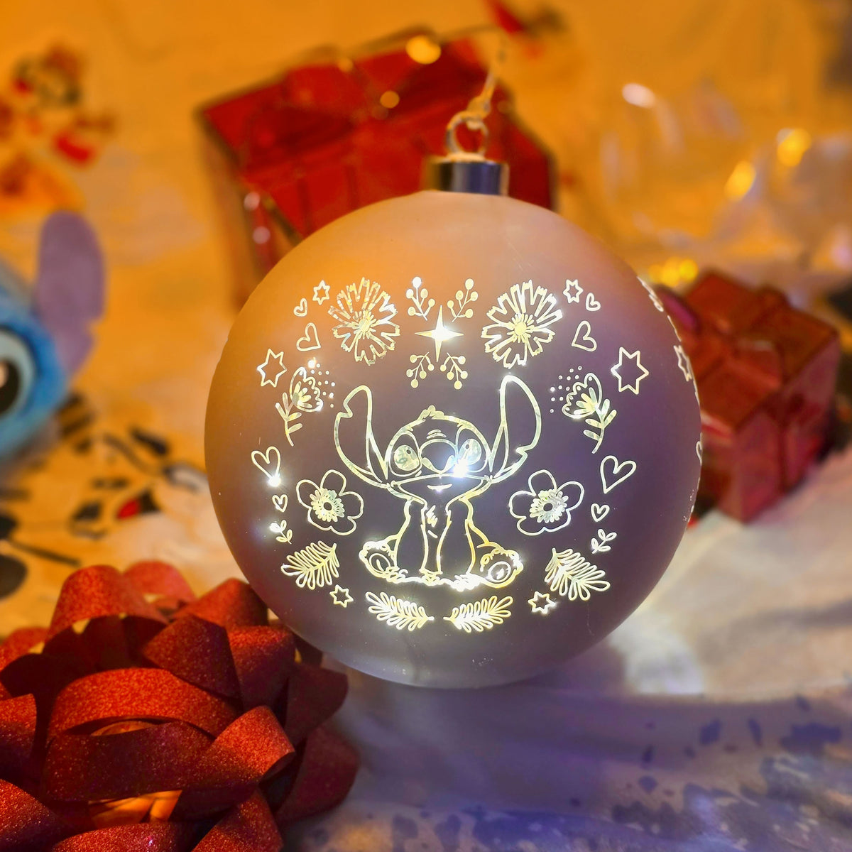 Immagine del prodotto Palla di Natale luminosa Stitch - Lilo & Stitch
