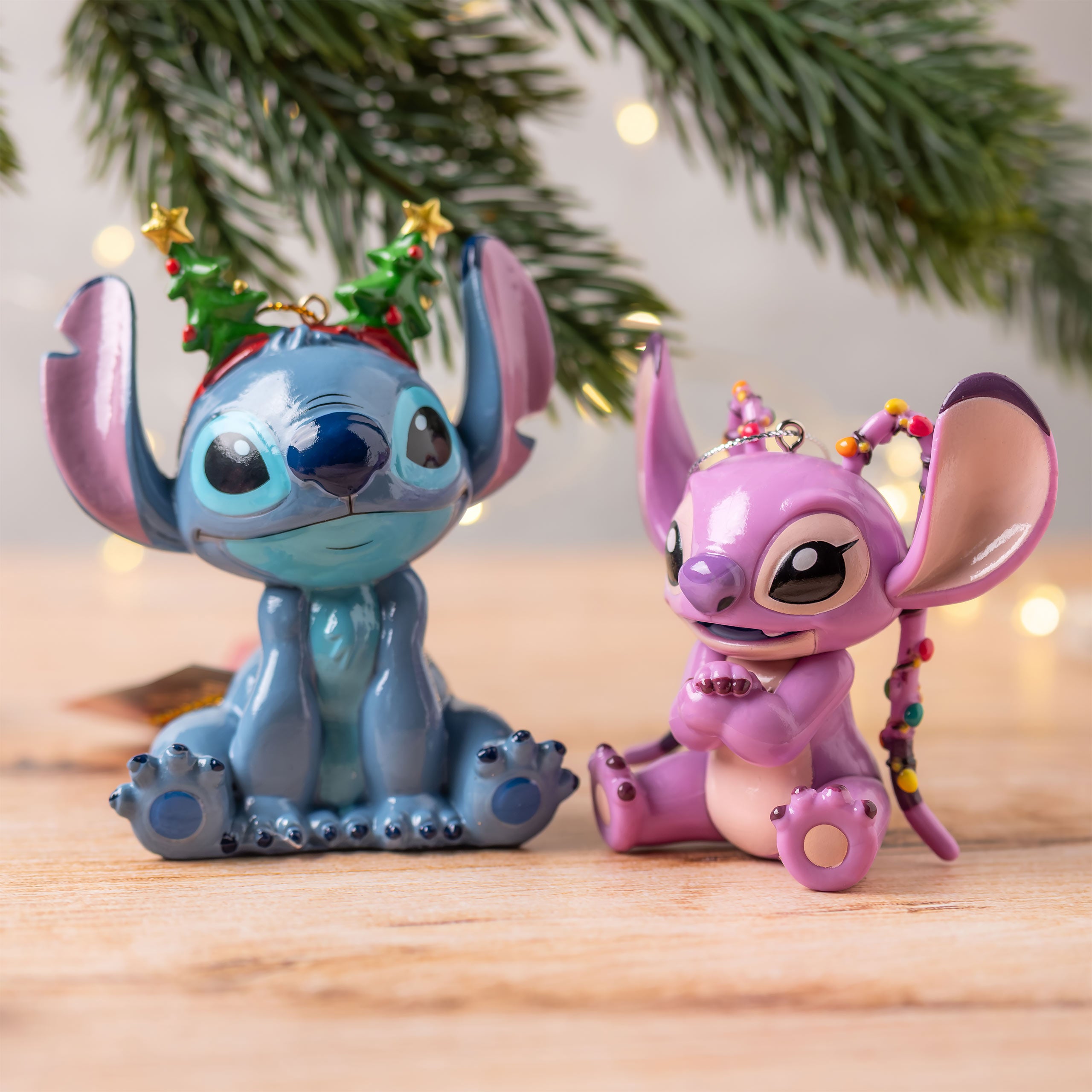 Immagine del prodotto Stitch con cerchietto Decorazione per albero di Natale - Lilo & Stitch