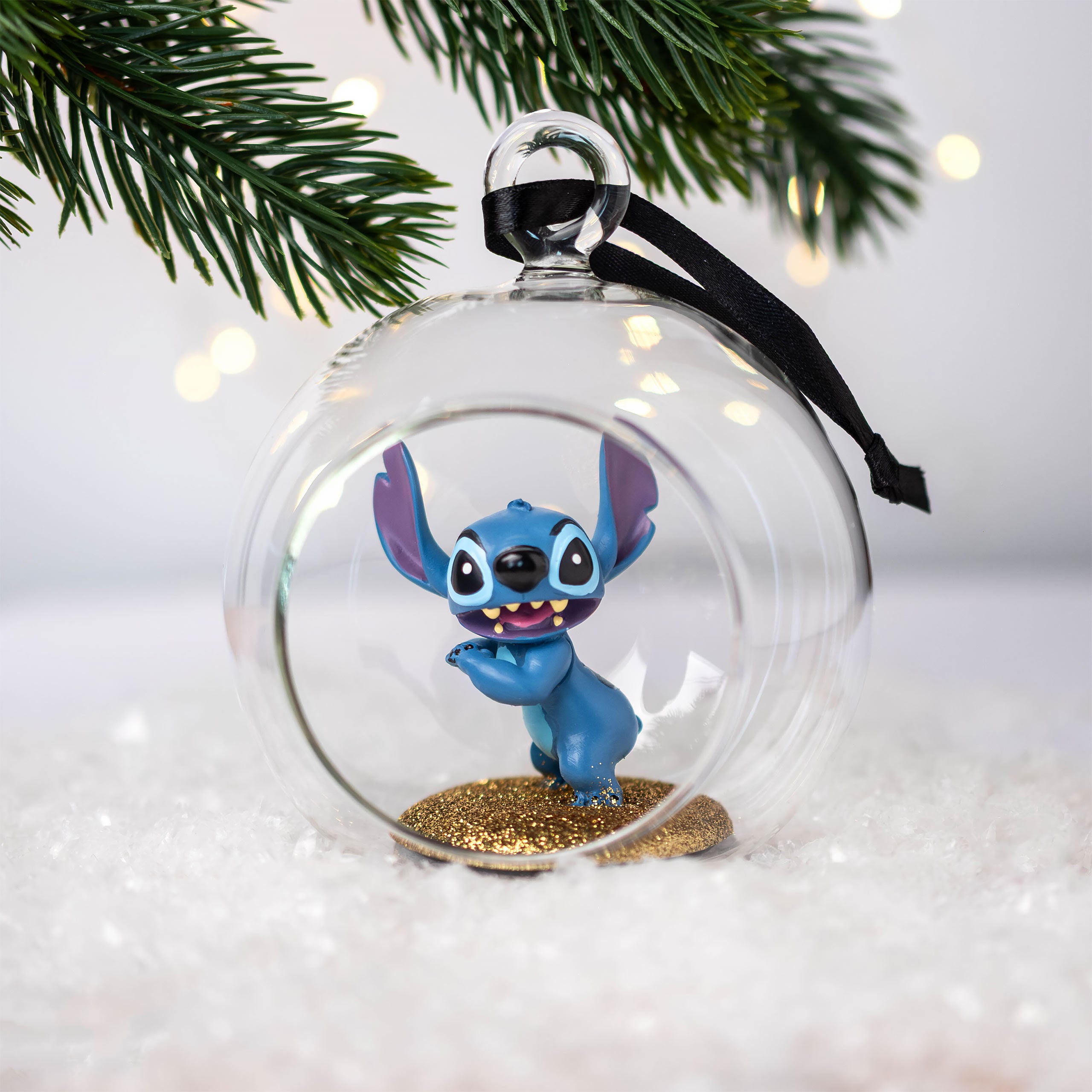 Immagine del prodotto Pallina di Natale aperta di Stitch - Lilo & Stitch