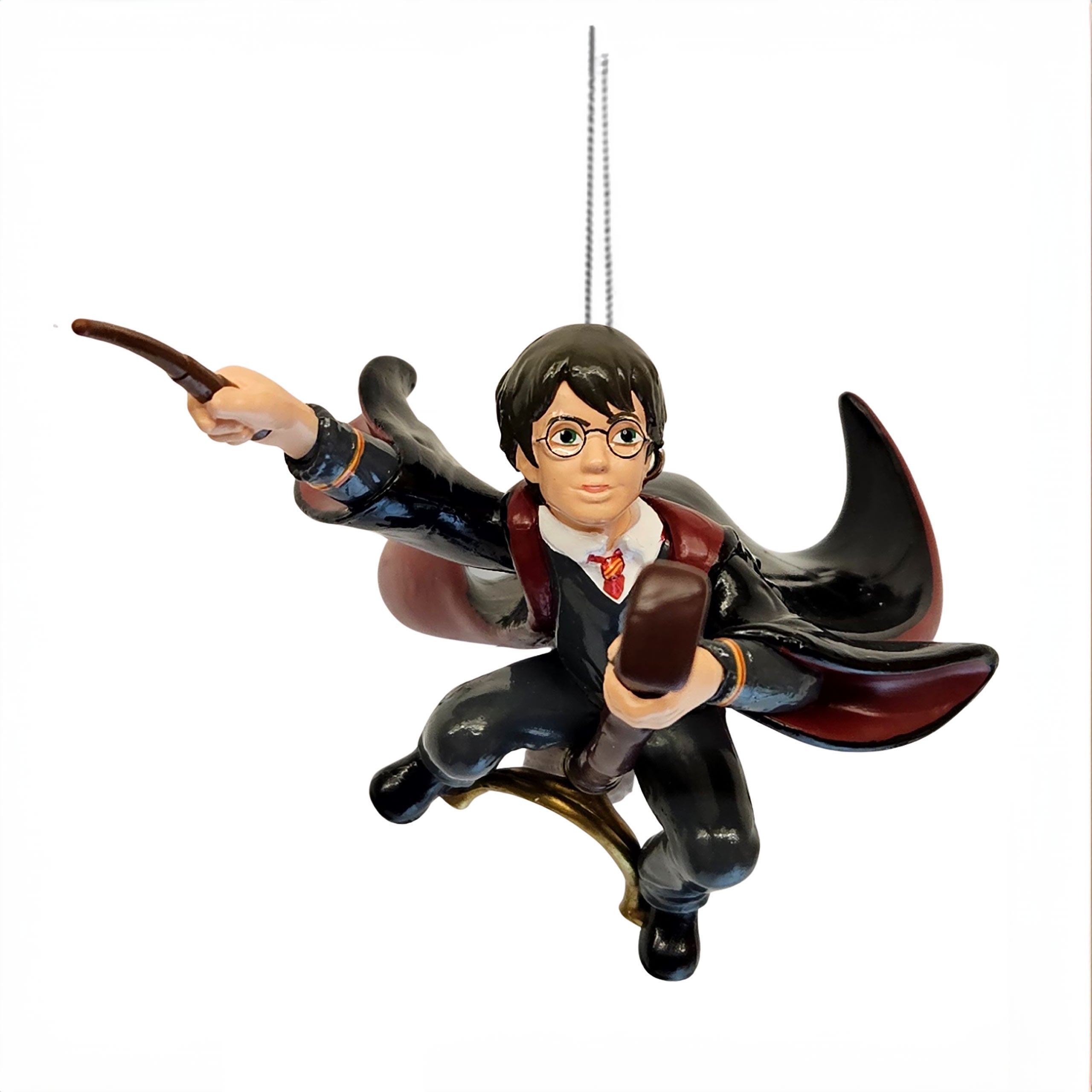 Immagine del prodotto Decorazione per albero di Natale Harry con Nimbus 2000 - Harry Potter