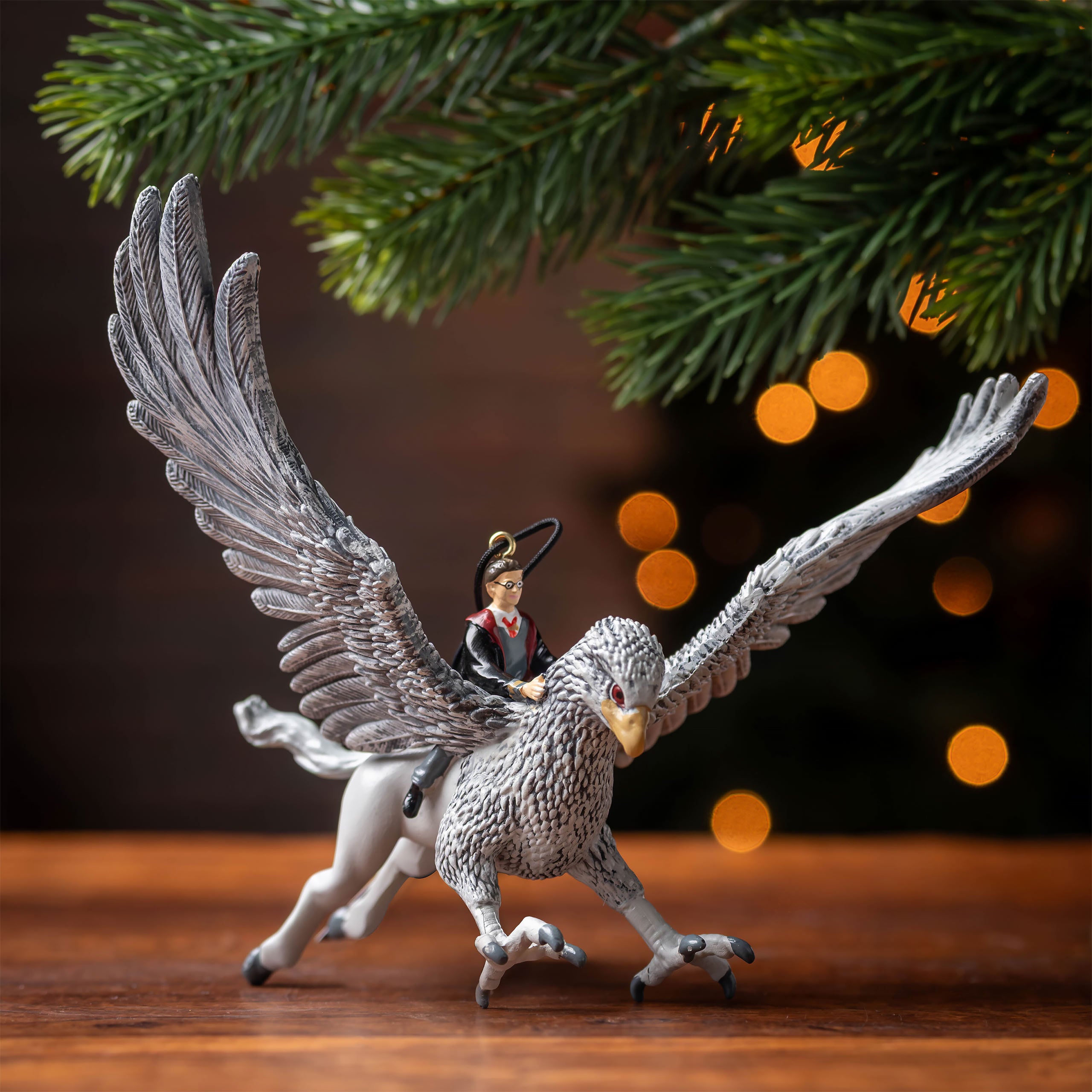 Immagine del prodotto Addobbo per albero di Natale Harry con Fierobecco - Harry Potter