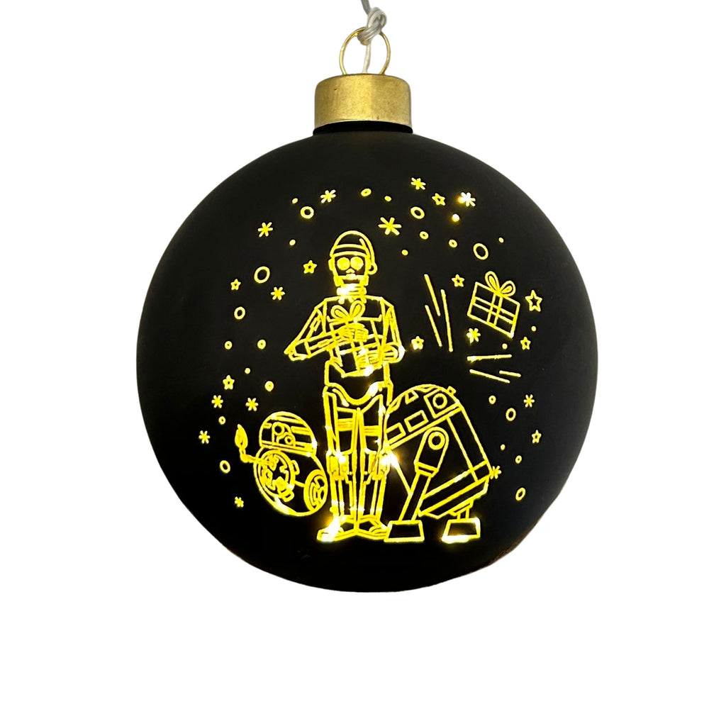Immagine del prodotto Star Wars - Palla di Natale Droidi con luce