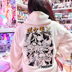 Immagine del prodotto Pokémon - Felpa con cappuccio Katakana Evoluzione di Eevee