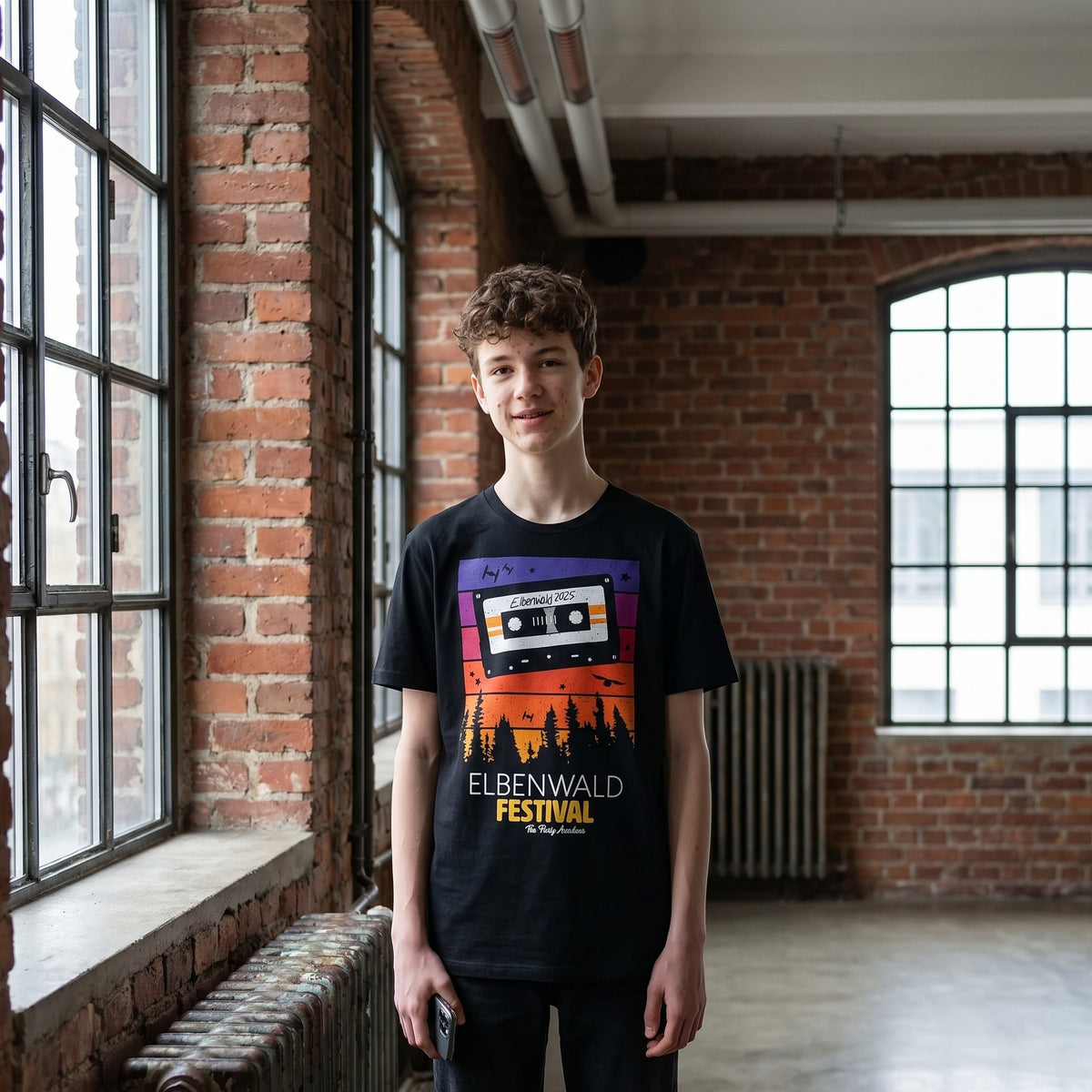 Immagine del prodotto Elbenwald Festival - T-shirt Tape nera