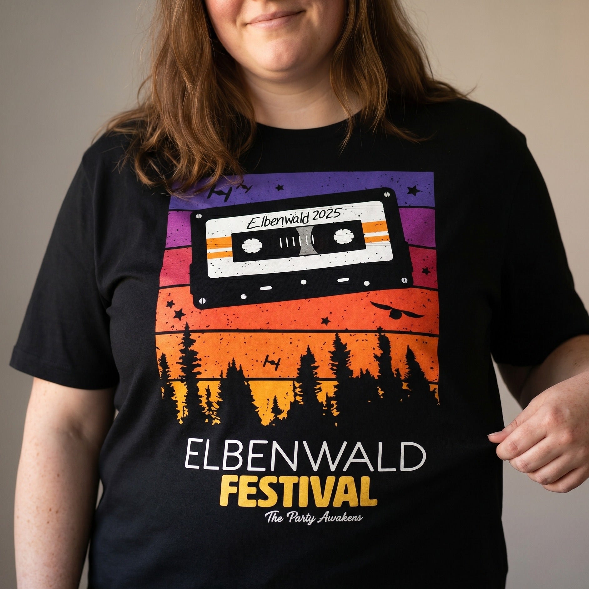 Immagine del prodotto Elbenwald Festival - T-shirt Tape nera