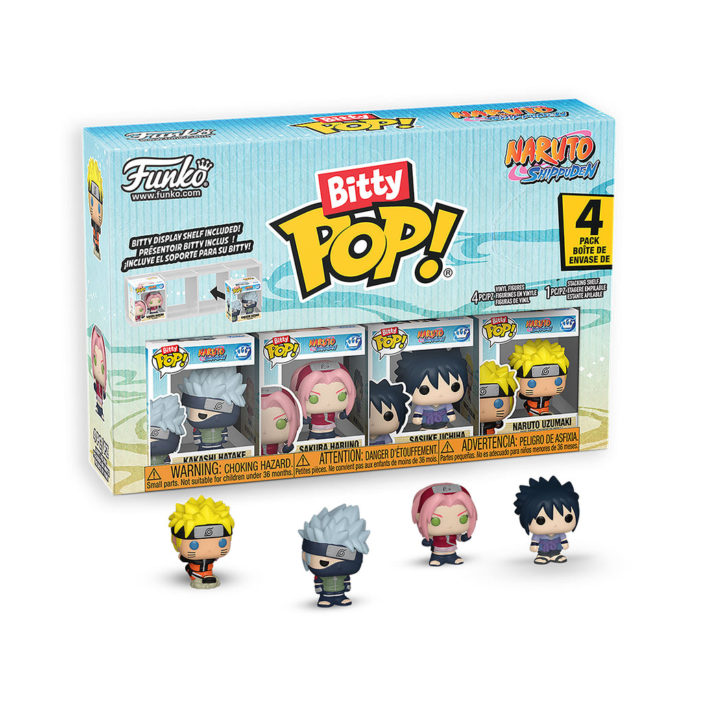 Immagine del prodotto Naruto - Battles set di 4 figure Funko Bitty Pop Serie 1