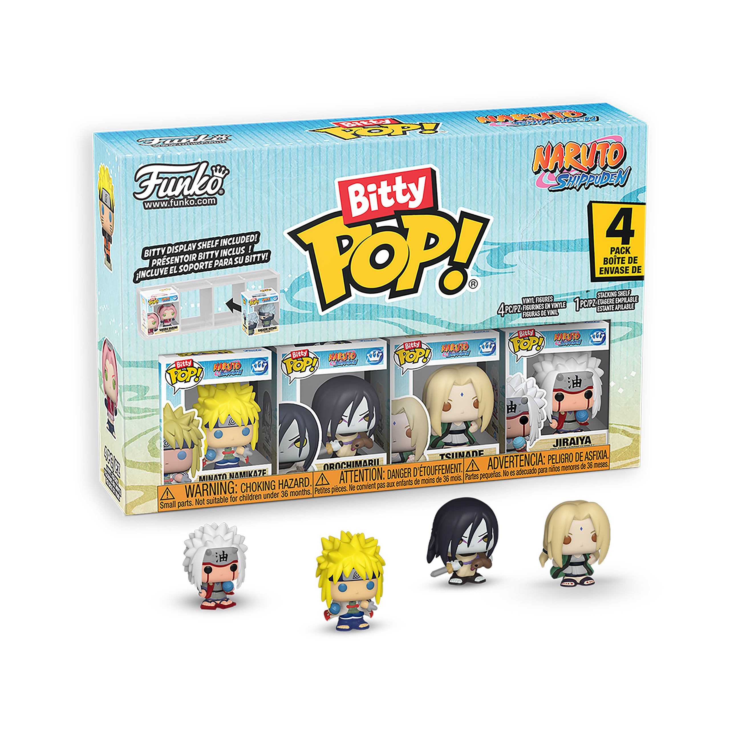 Immagine del prodotto Naruto - Battles Funko Bitty Pop set di 4 figure Serie 2