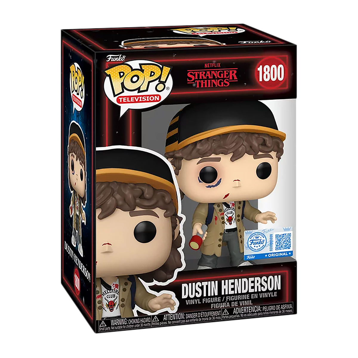 Immagine del prodotto Stranger Things – Dustin (Battle Damaged) figure Funko Pop!