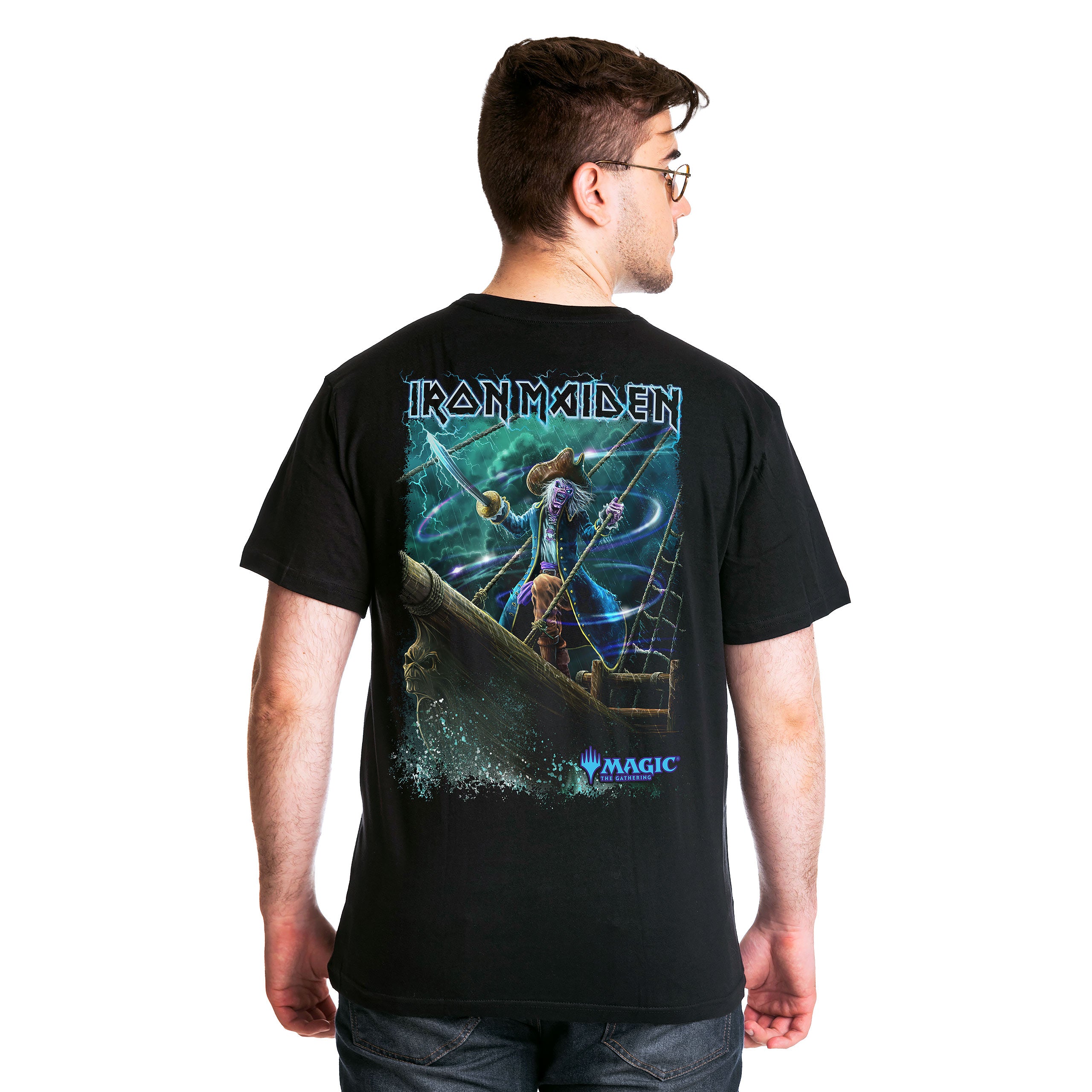 Immagine del prodotto Iron Maiden - Magic: The Gathering Captain N'Ghathrod T-shirt nera