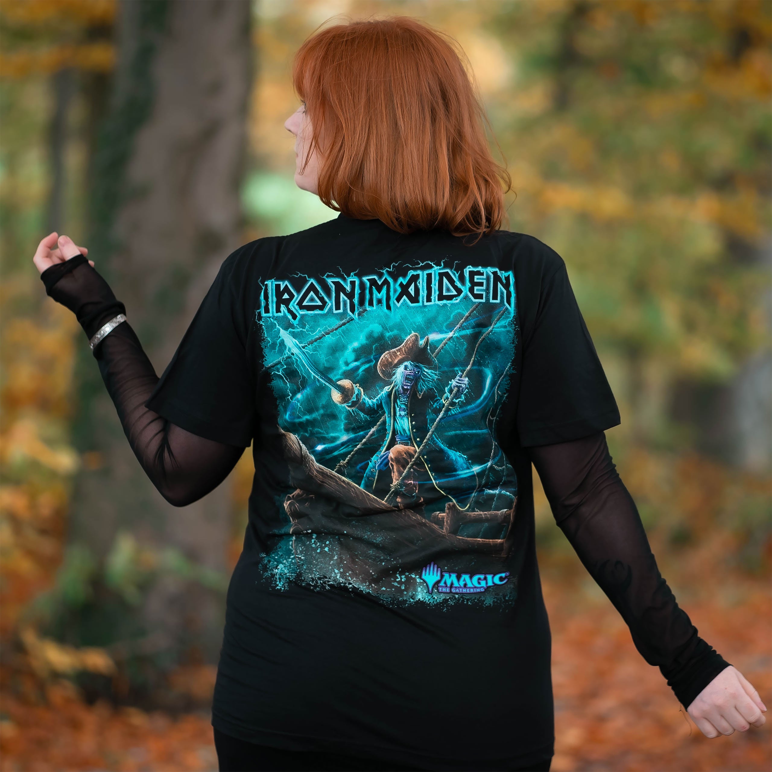 Immagine del prodotto Iron Maiden - Magic: The Gathering Captain N'Ghathrod T-shirt nera