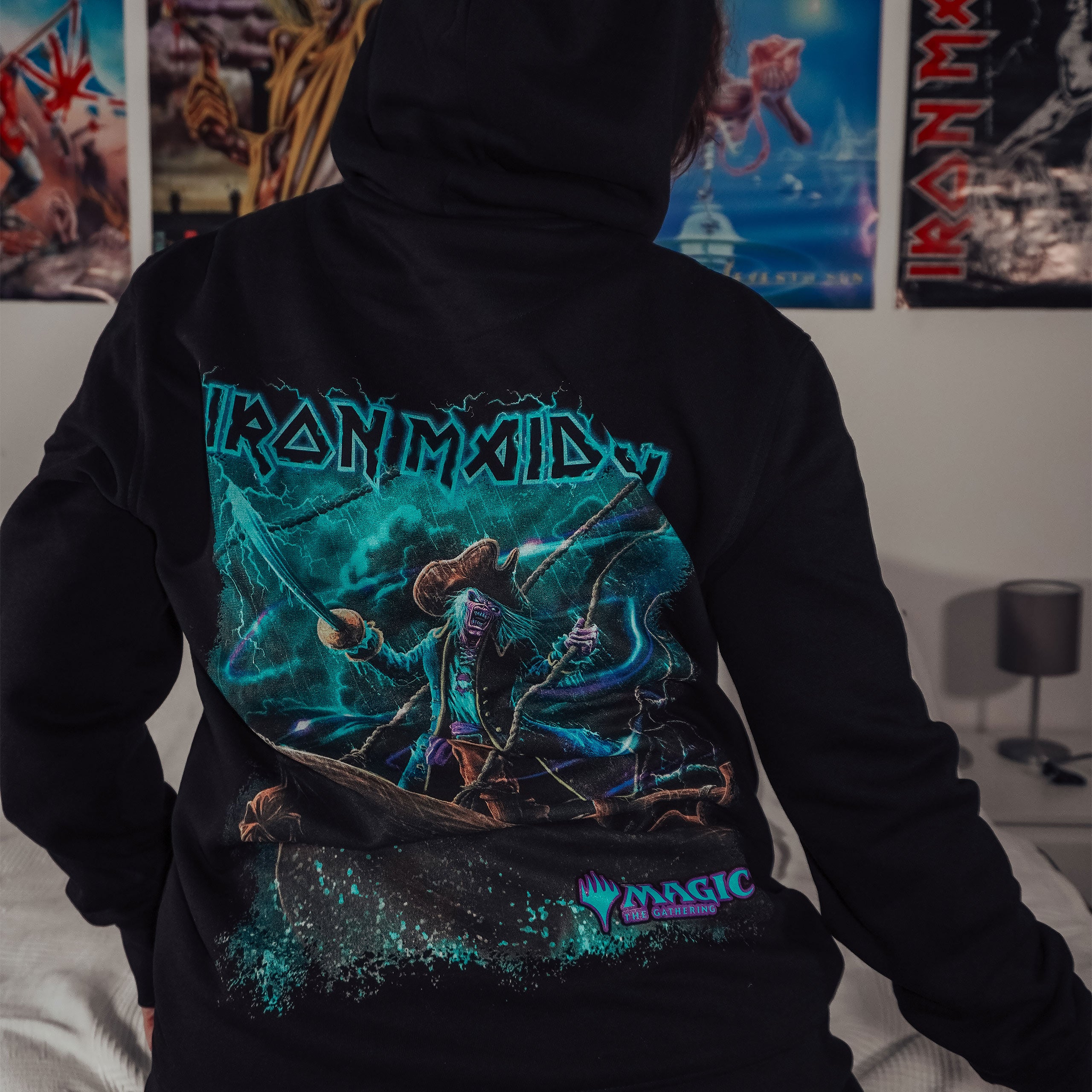 Immagine del prodotto Iron Maiden - Magic Captain N'Ghathrod felpa con cappuccio nera