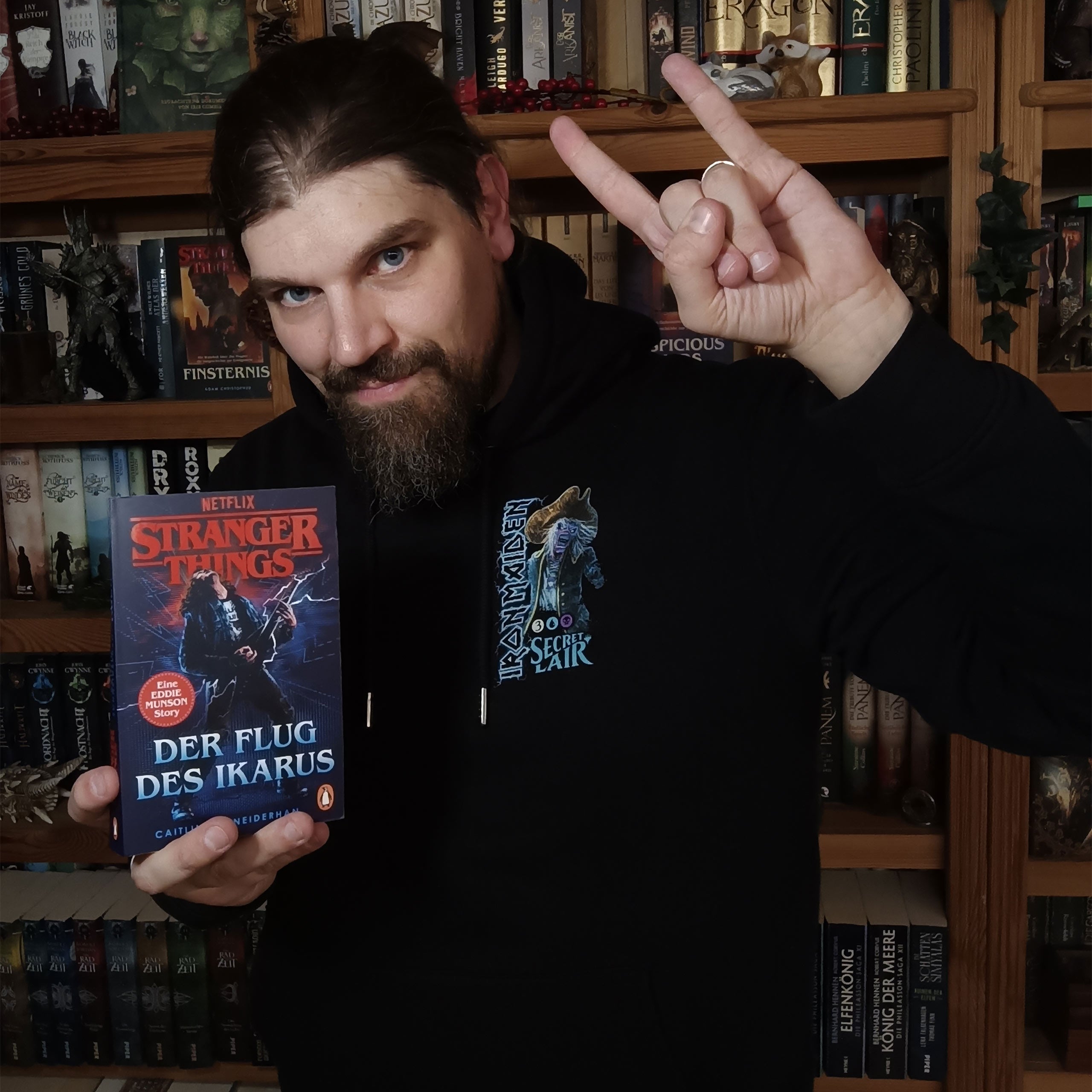 Immagine del prodotto Iron Maiden - Magic Captain N'Ghathrod felpa con cappuccio nera