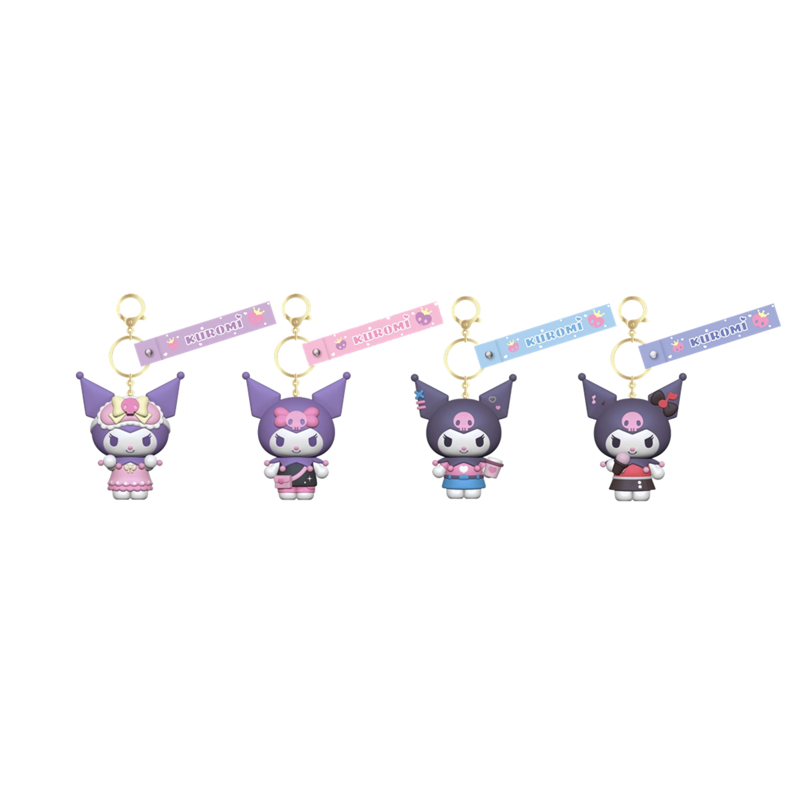 Immagine del prodotto Hello Kitty and Friends - Portachiavi a sorpresa YuMe Kuromi Cute Outfit