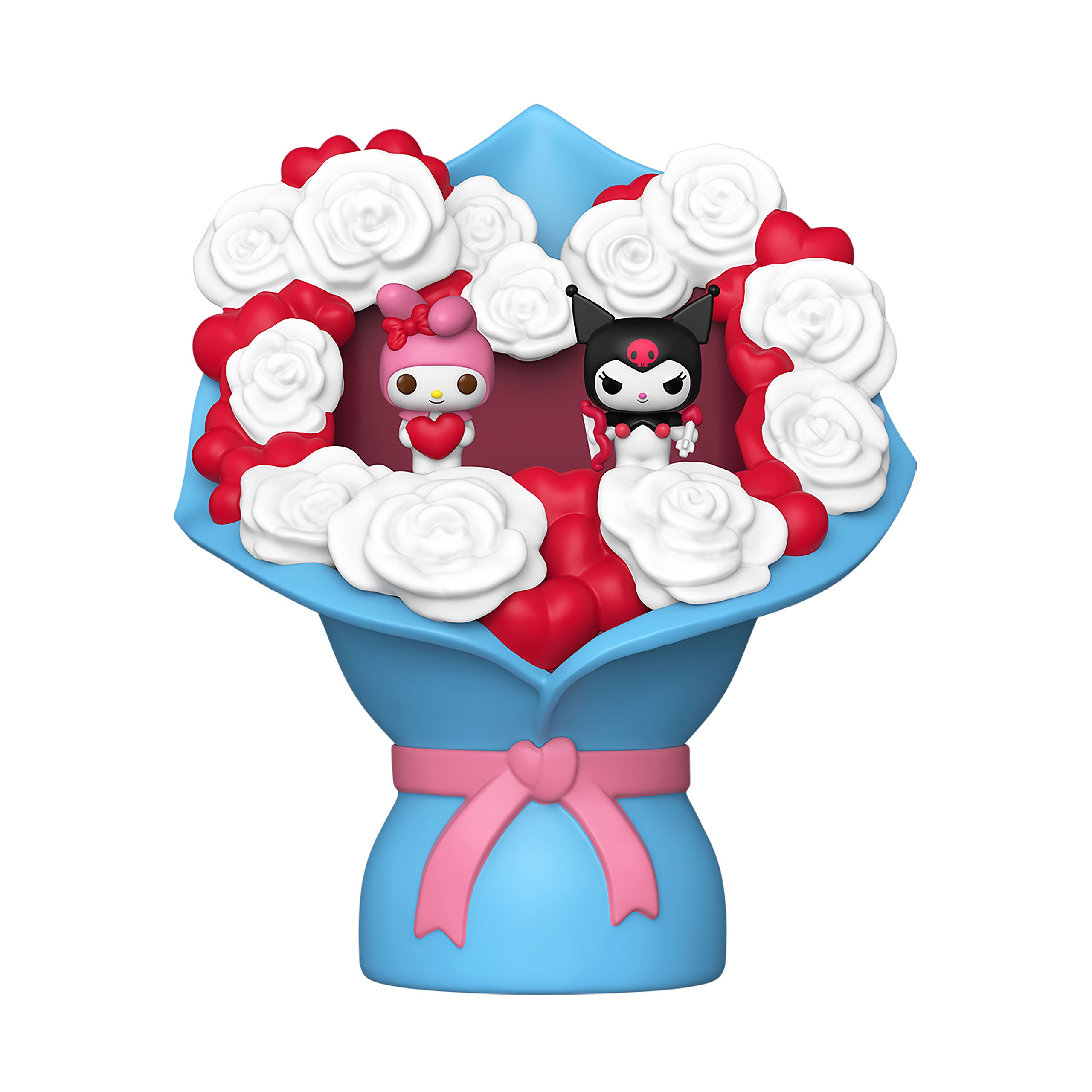Immagine del prodotto Hello Kitty and Friends Kuromi e Hello Kitty Valentines Funko Bitty Pop Bouquet - Sanrio