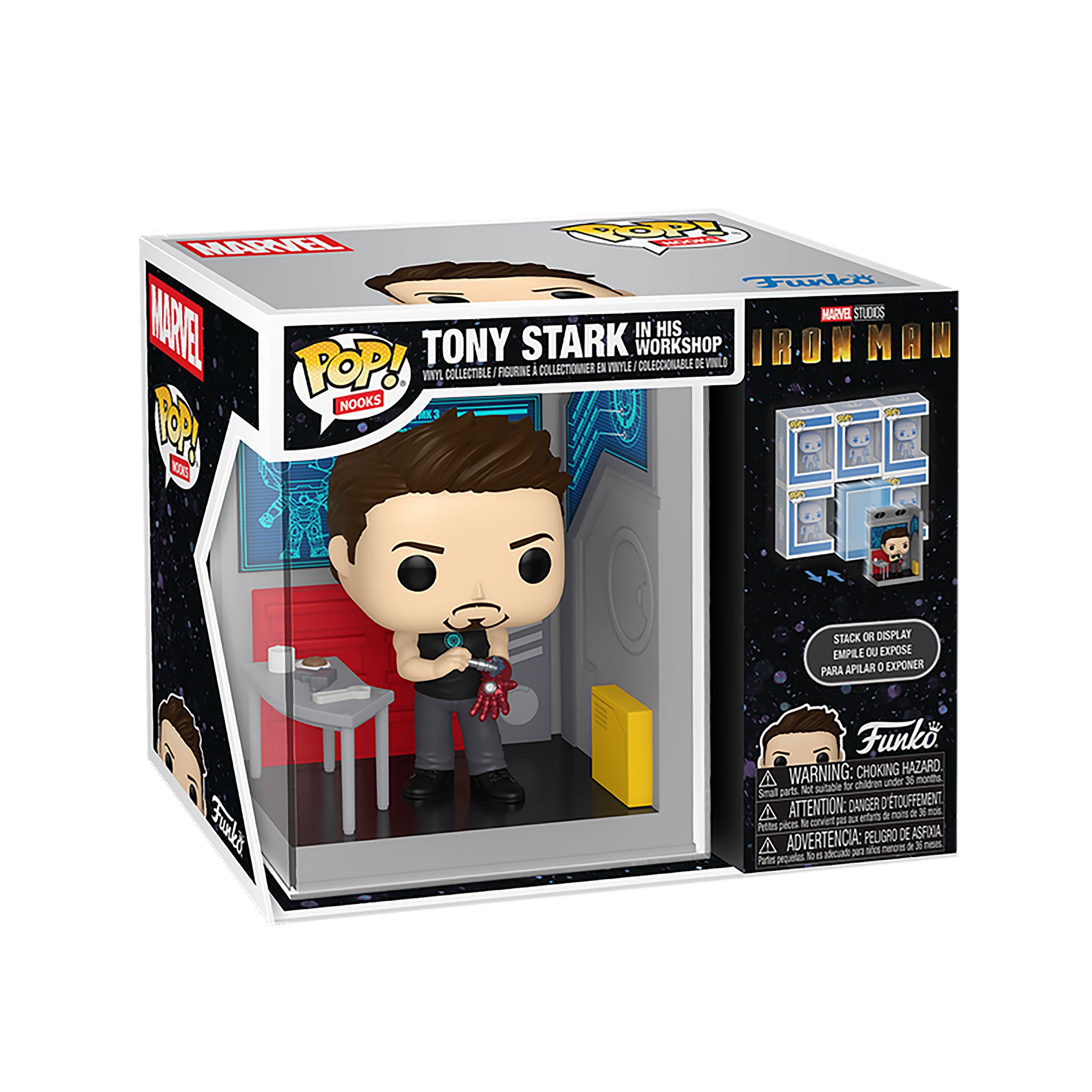 Immagine del prodotto Iron Man - Laboratorio di Tony Funko Pop Nooks Diorama