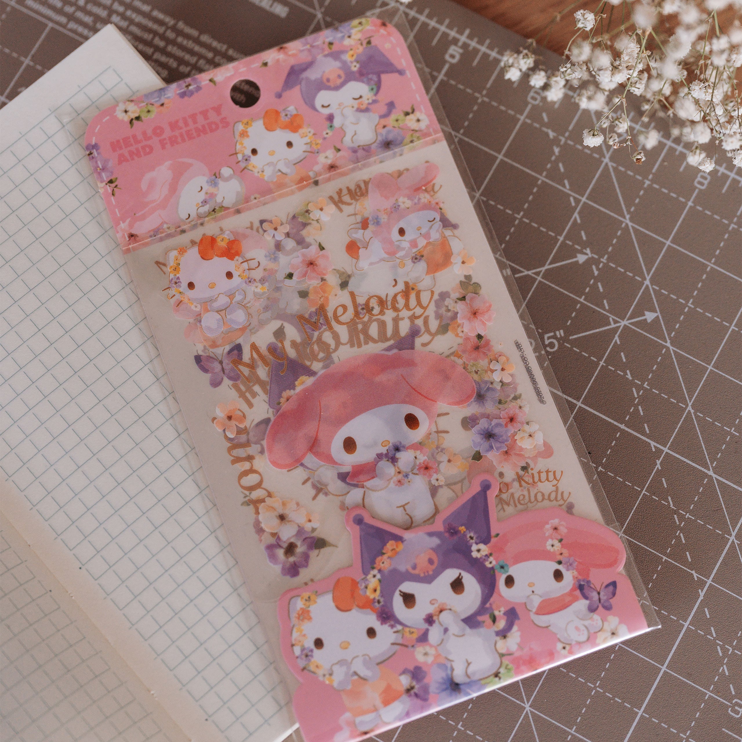 Immagine del prodotto Hello Kitty & Friends Set di adesivi Pastel Vivid