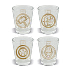 Immagine del prodotto Marvel - Symbols set di 4 bicchierini