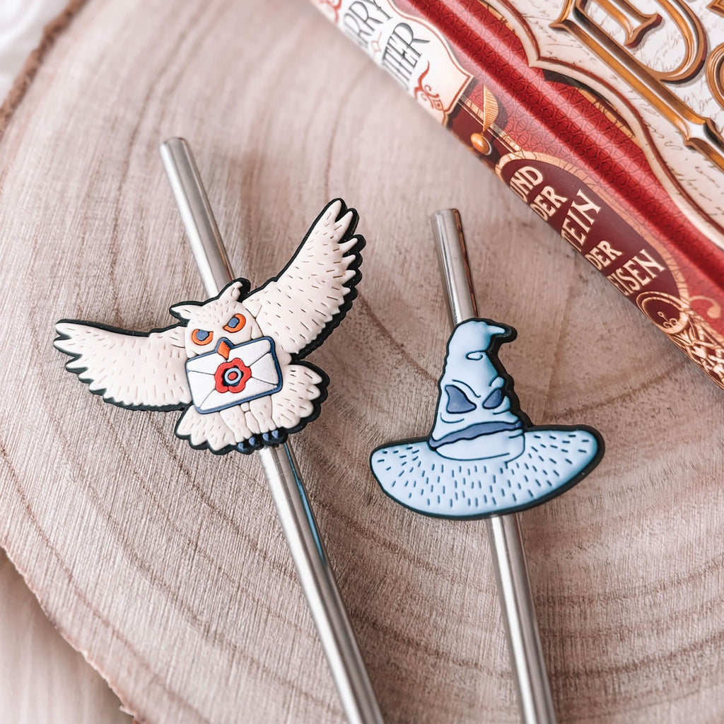 Immagine del prodotto Harry Potter - Cannucce Cappello Parlante e Edvige Set da 2