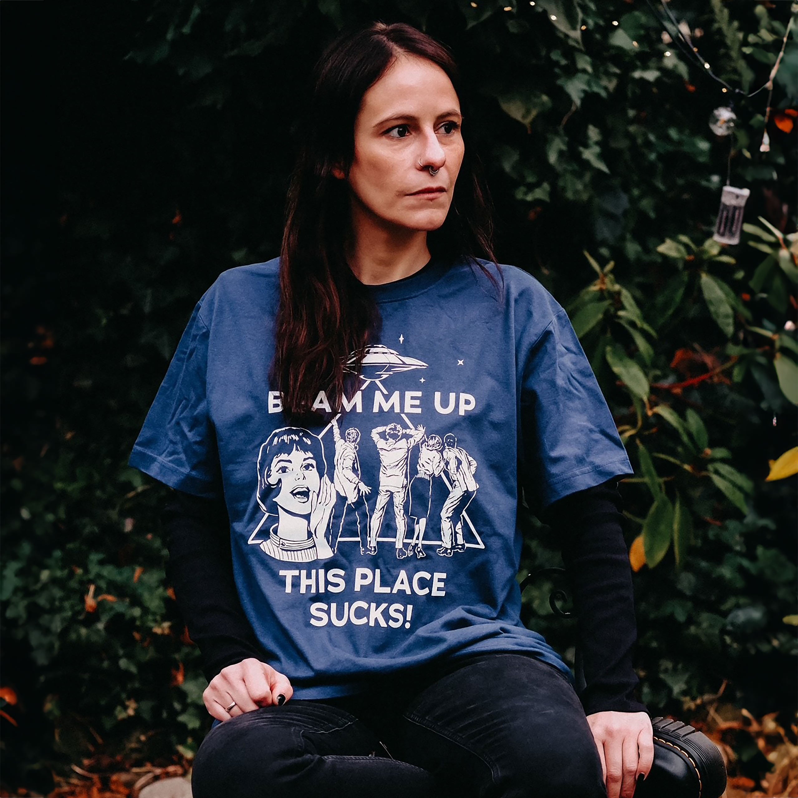 Immagine del prodotto Stranger Things - T-shirt Beam Me Up