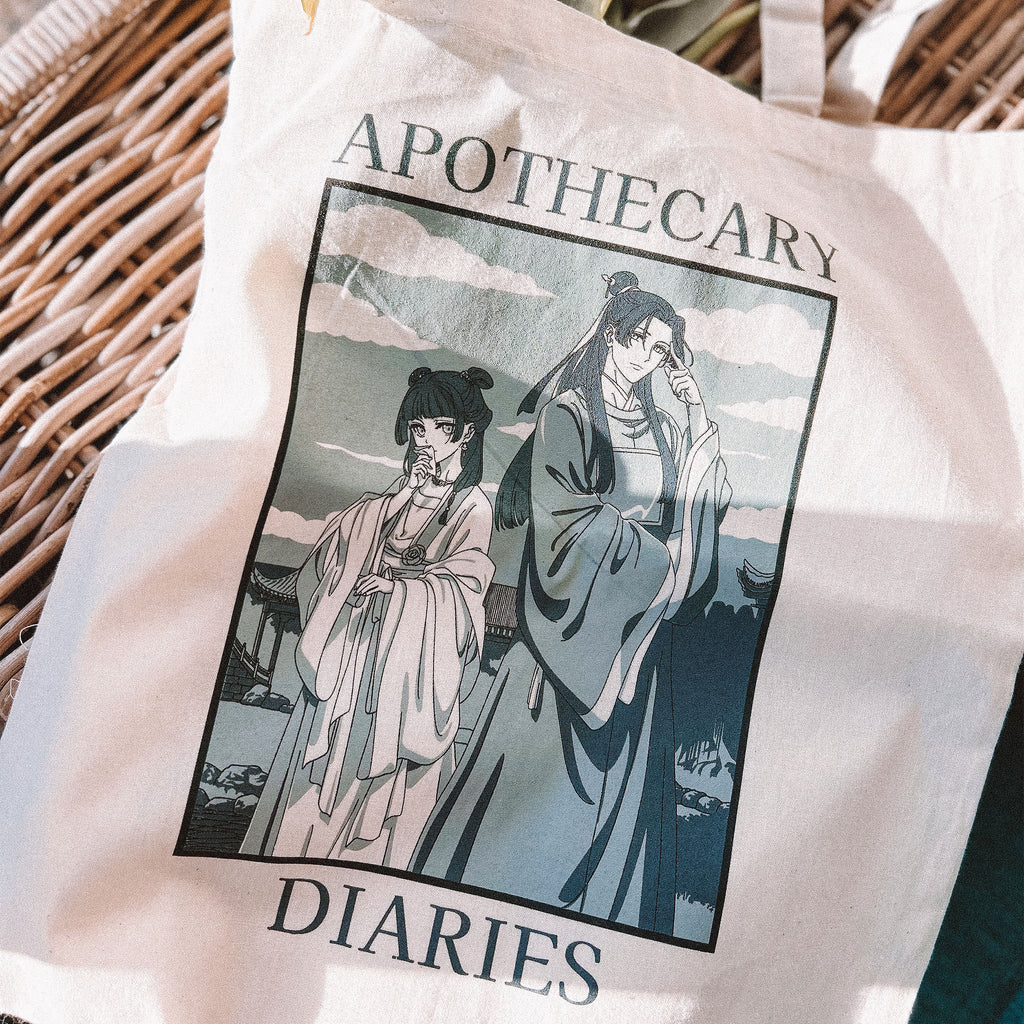 Immagine del prodotto Tote bag Maomao e Jinshi per i fan di The Apothecary Diaries