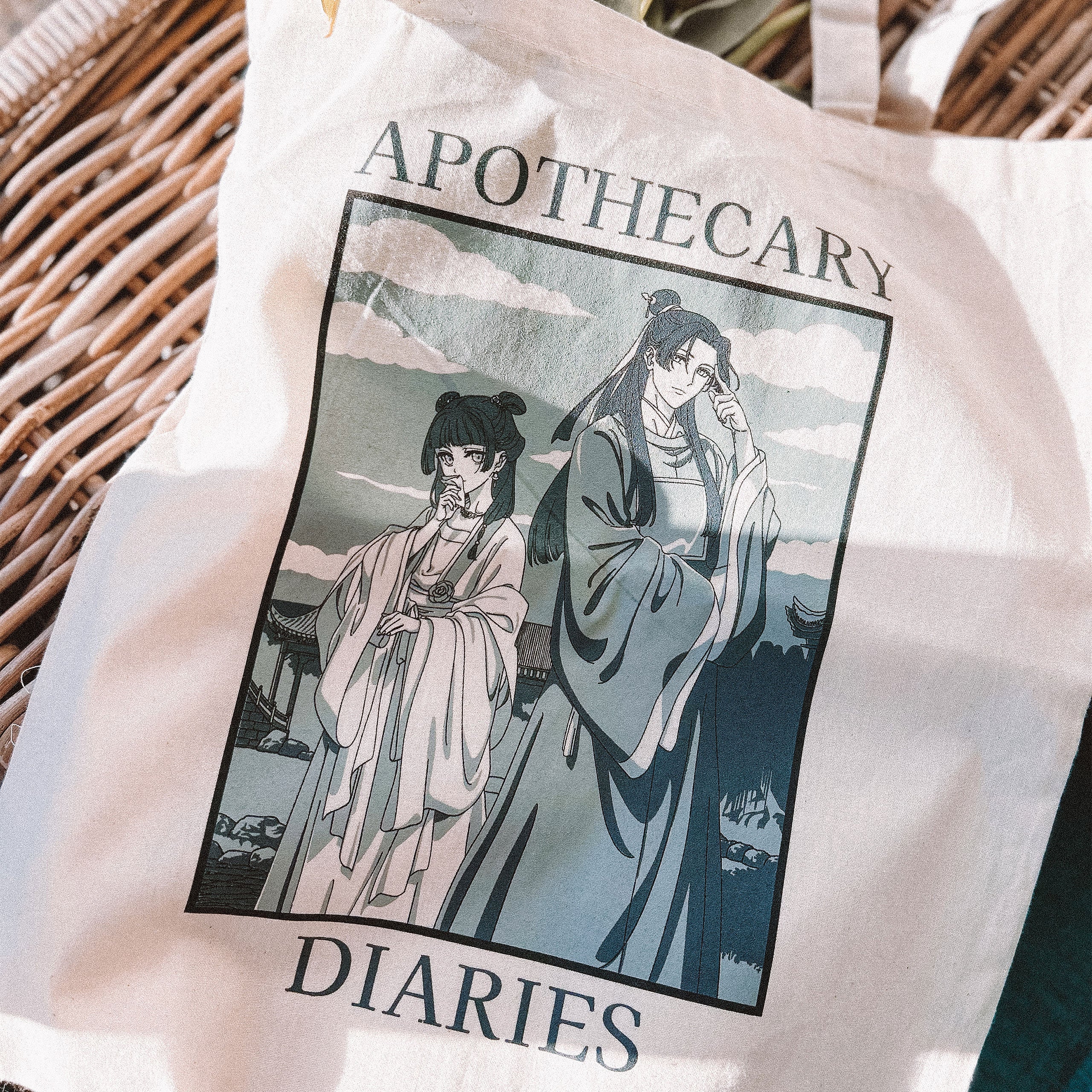 Immagine del prodotto Tote bag Maomao e Jinshi per i fan di The Apothecary Diaries