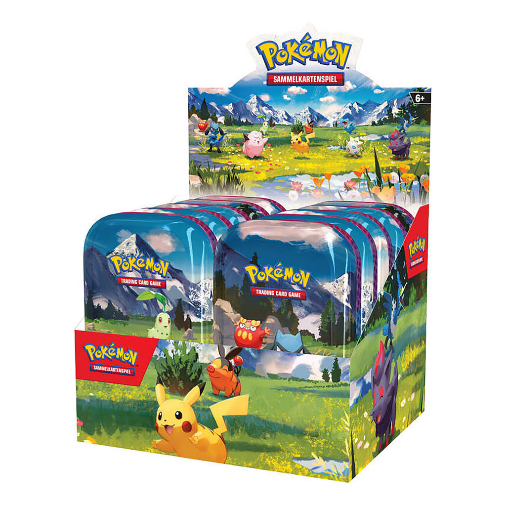 Immagine del prodotto Pokemon - Mega Evoluzione Eroi Sublimi Tin Box Carte da Collezione display da 10