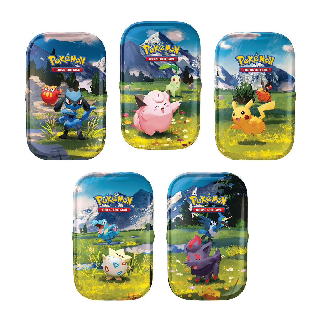 Immagine del prodotto Pokemon - Mega Evoluzione Eroi Sublimi Tin Box Carte da Collezione display da 10