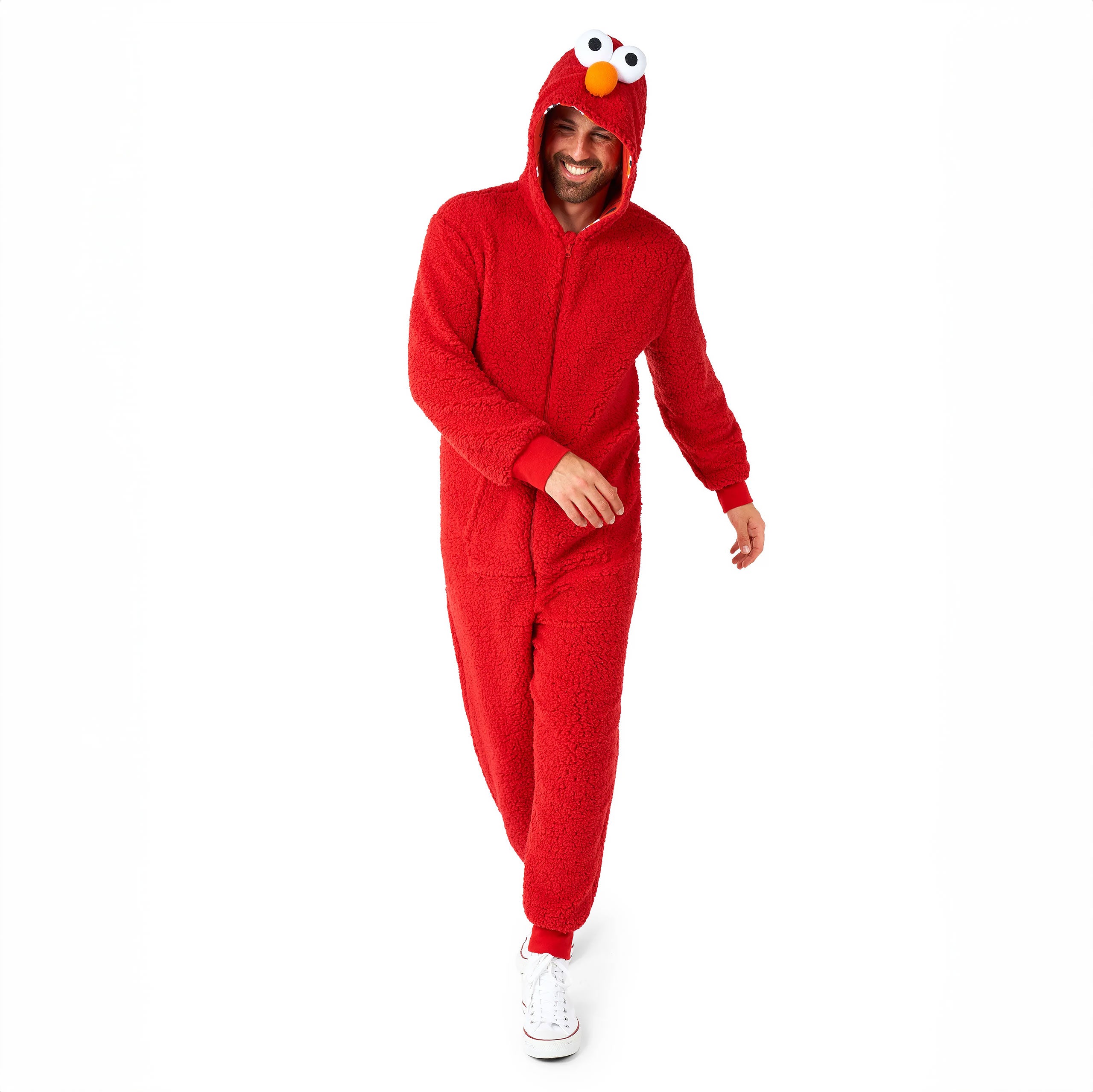 Immagine del prodotto Sesame Street - Tuta intera di peluche Elmo per adulti