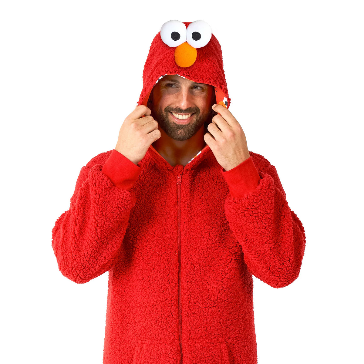 Immagine del prodotto Sesame Street - Tuta intera di peluche Elmo per adulti