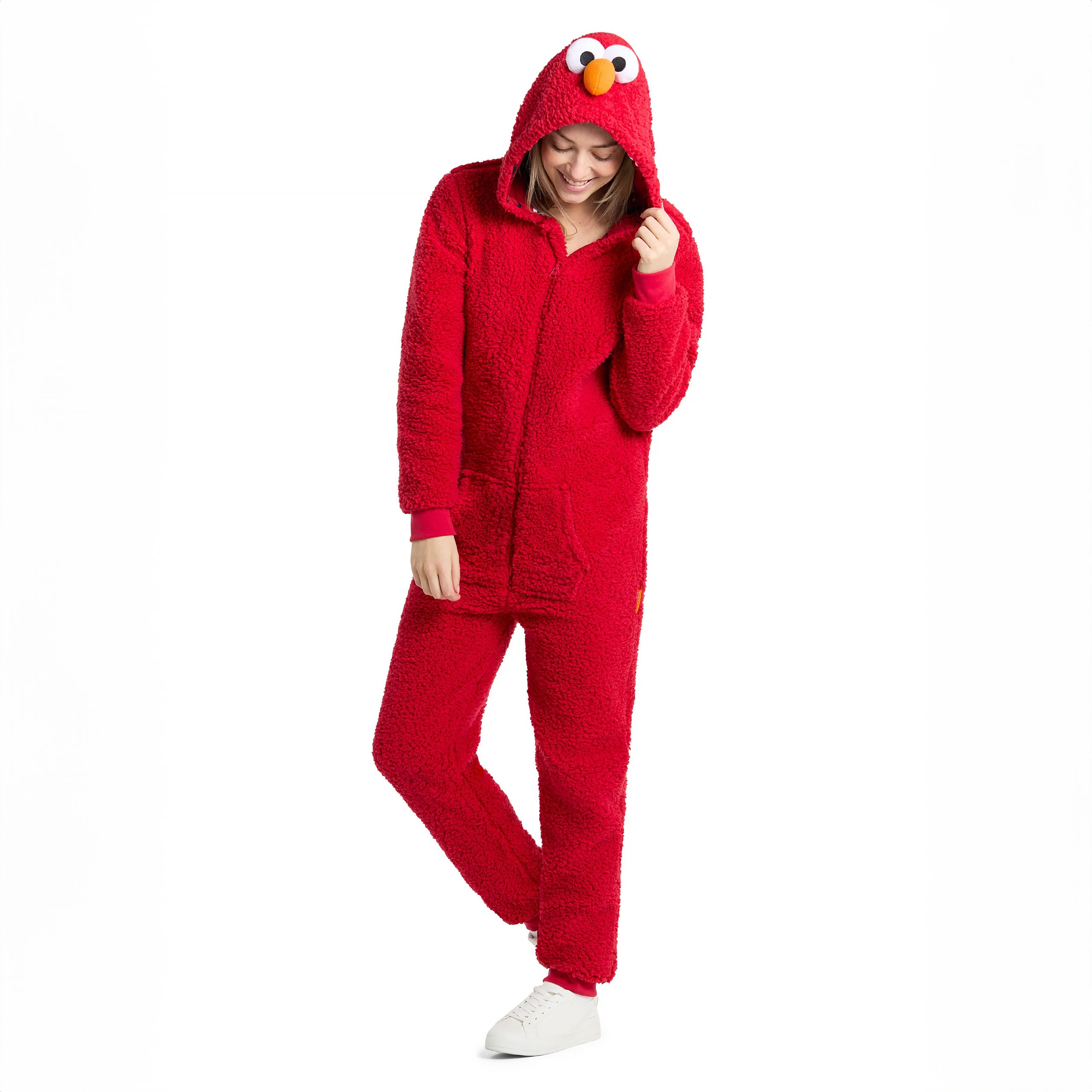 Immagine del prodotto Sesame Street - Tuta intera di peluche Elmo per adulti