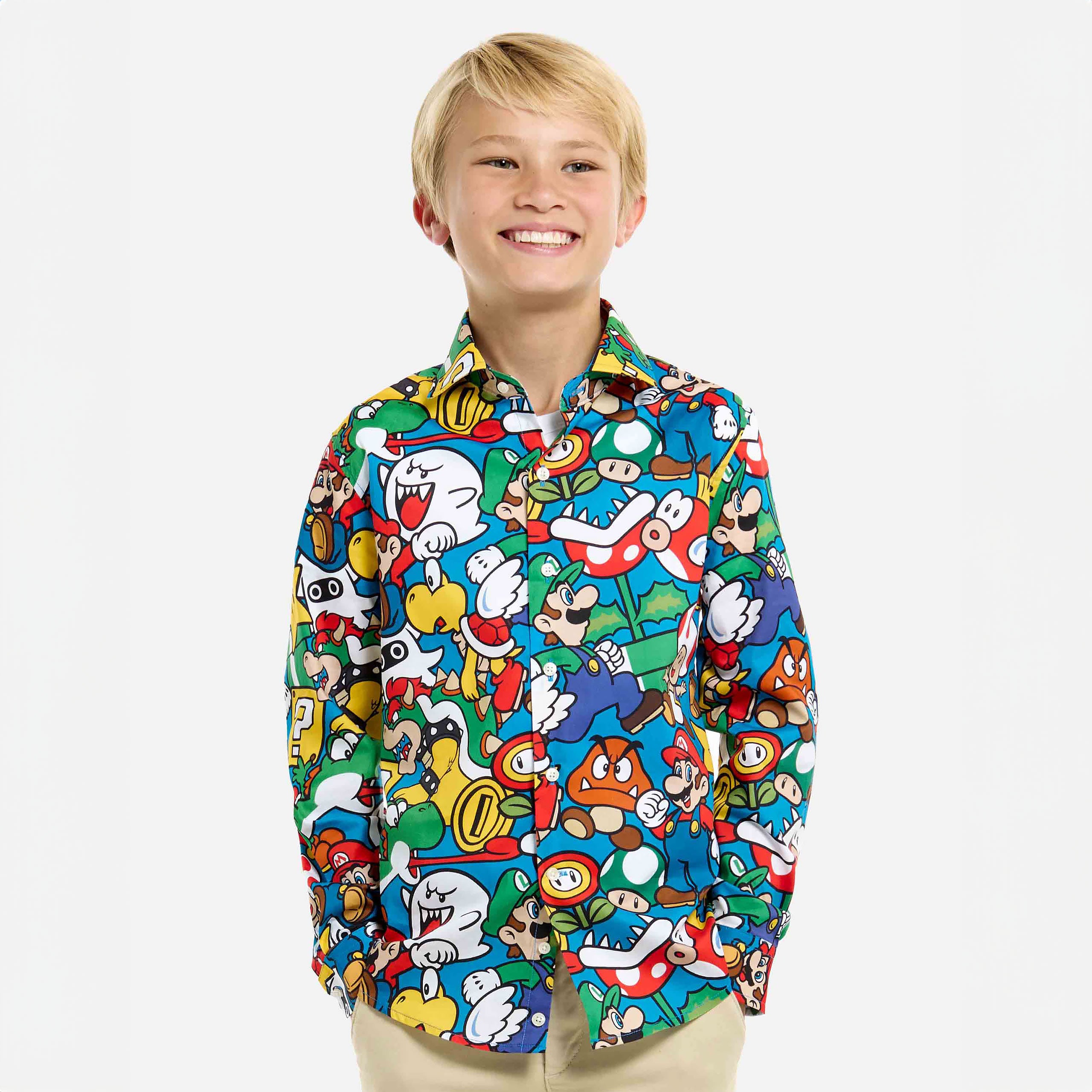 Immagine del prodotto Super Mario - Camicia Characters per bambini