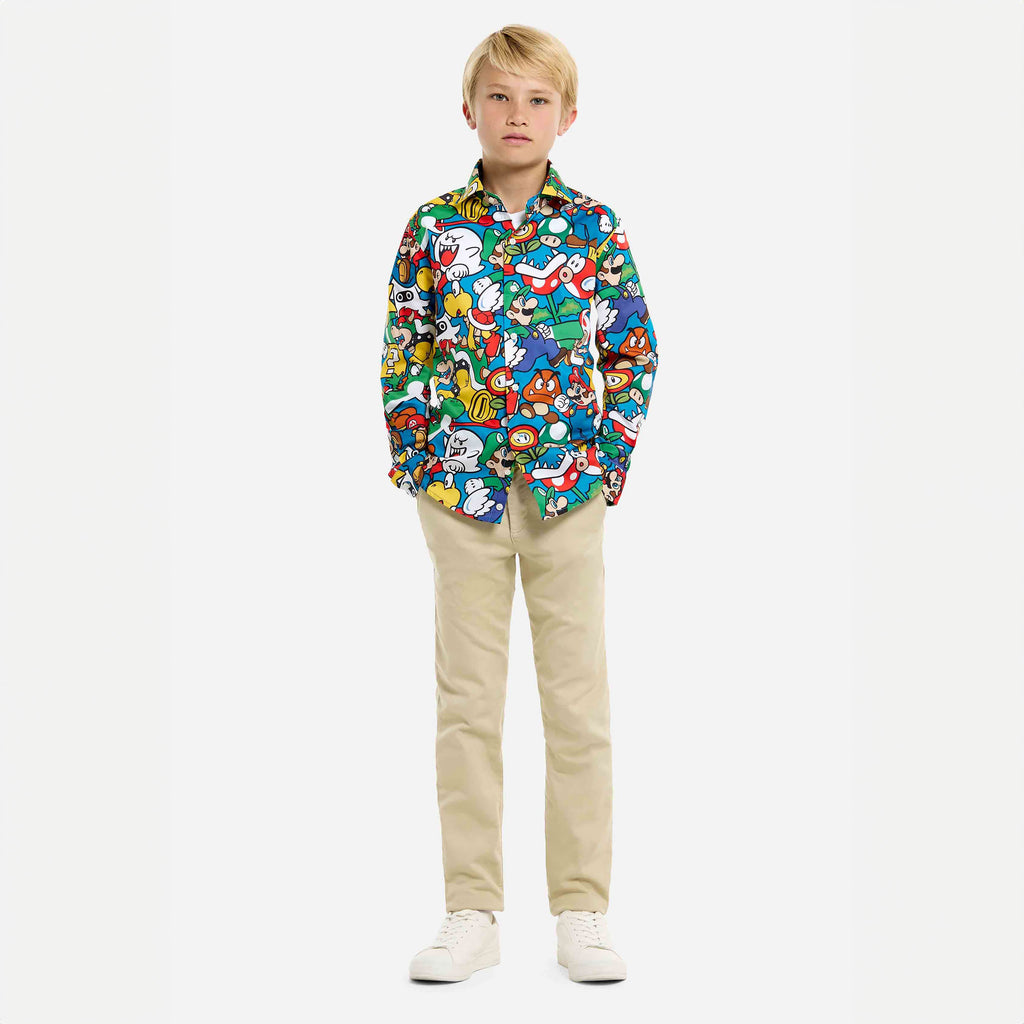Immagine del prodotto Super Mario - Camicia Characters per bambini
