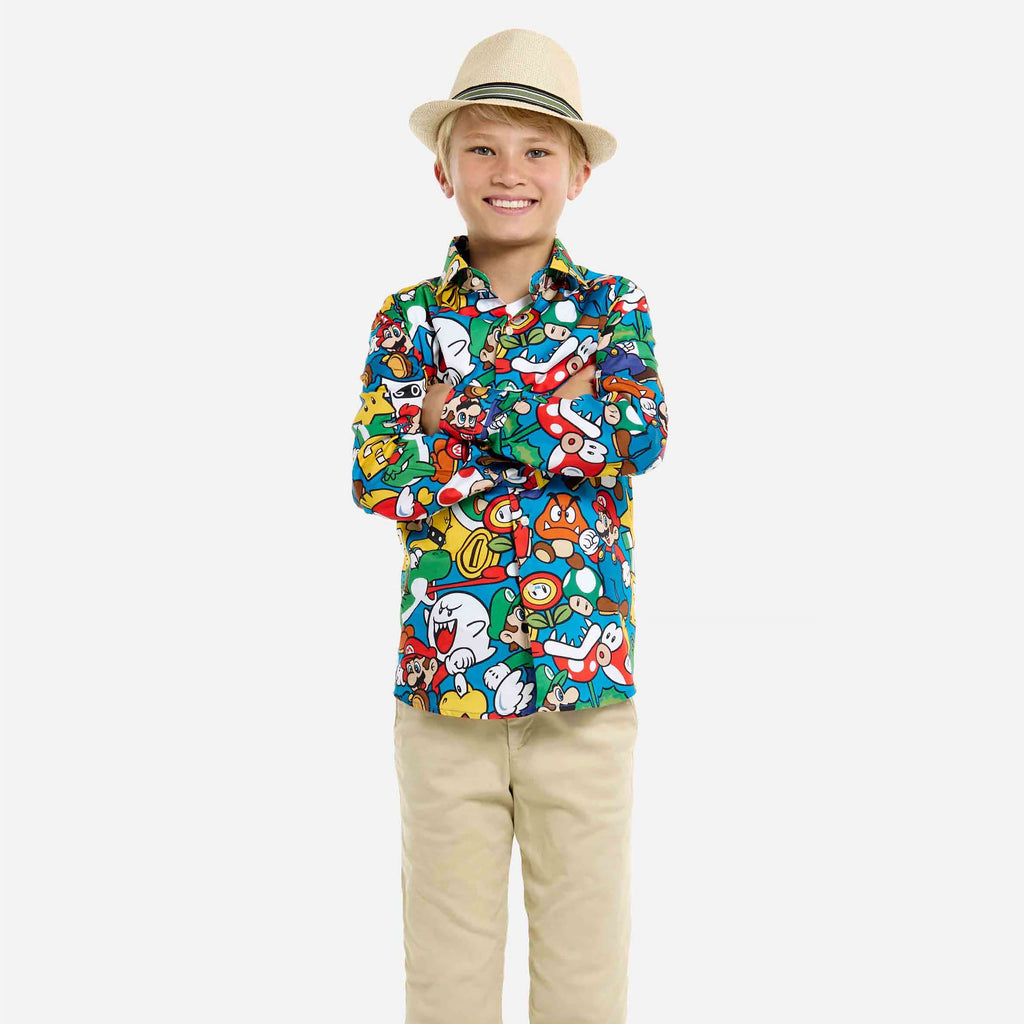 Immagine del prodotto Super Mario - Camicia Characters per bambini