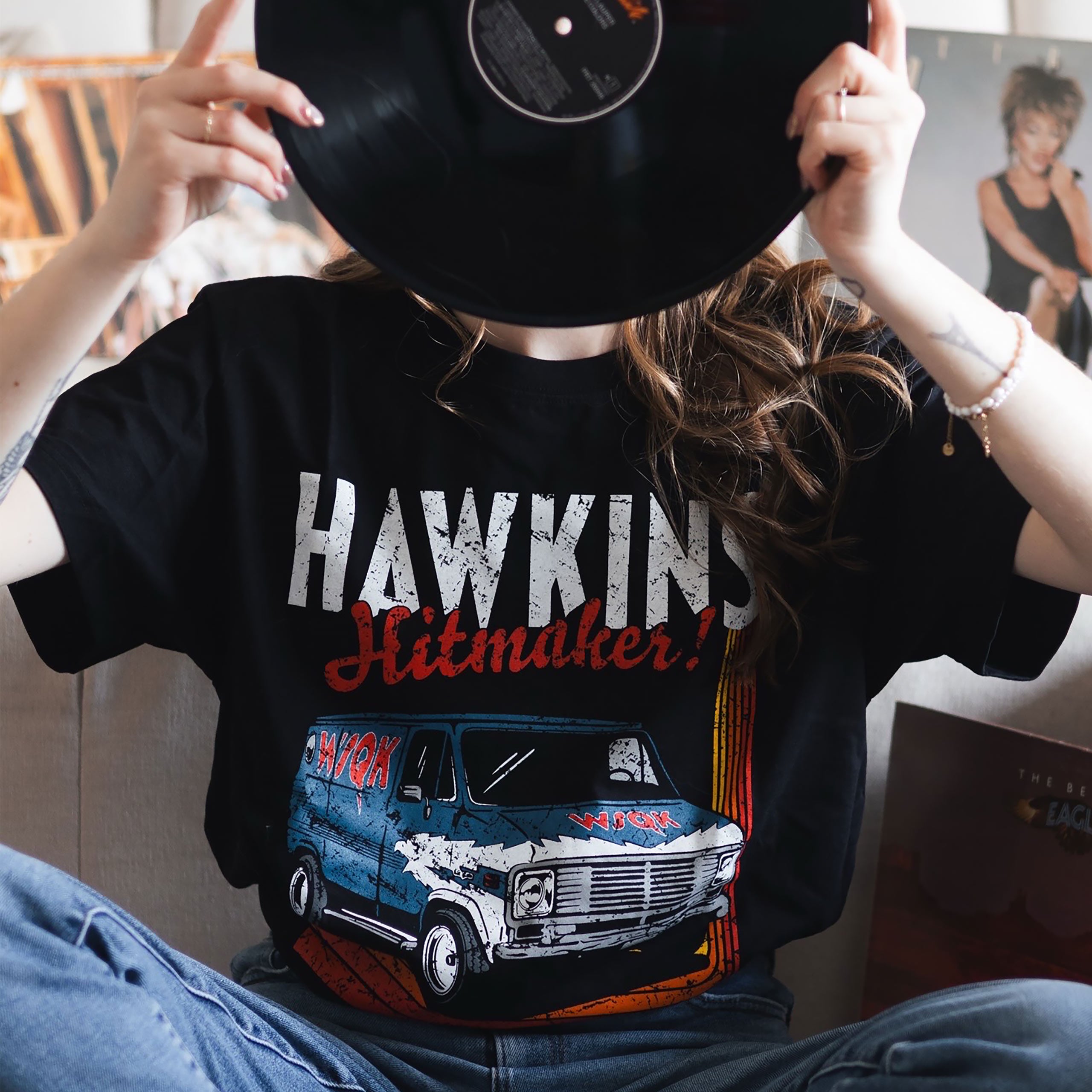 Immagine del prodotto Stranger Things - T-shirt WSQK Hawkins Hitmaker
