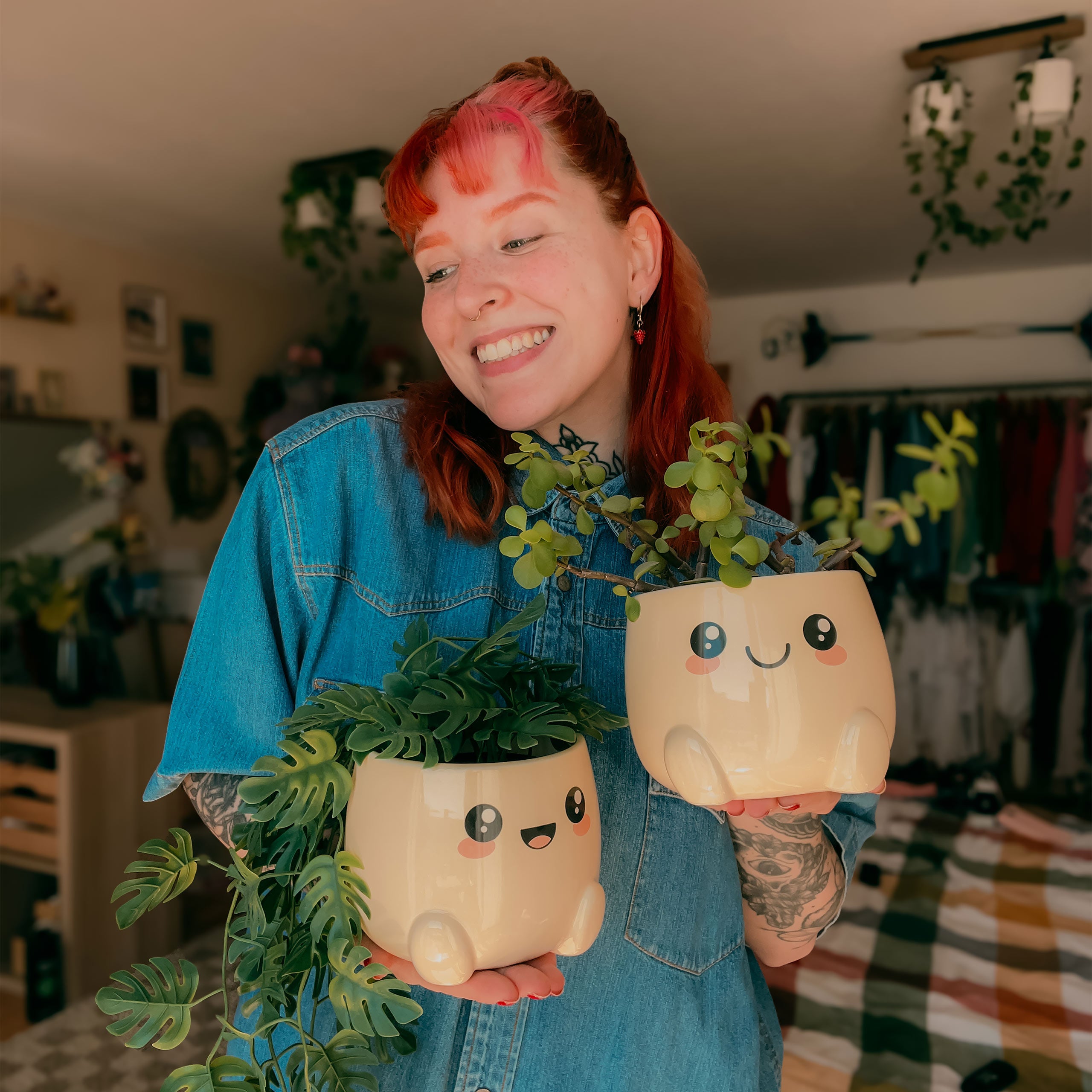 Product image Chibi Chow Flower Pots Set of 2