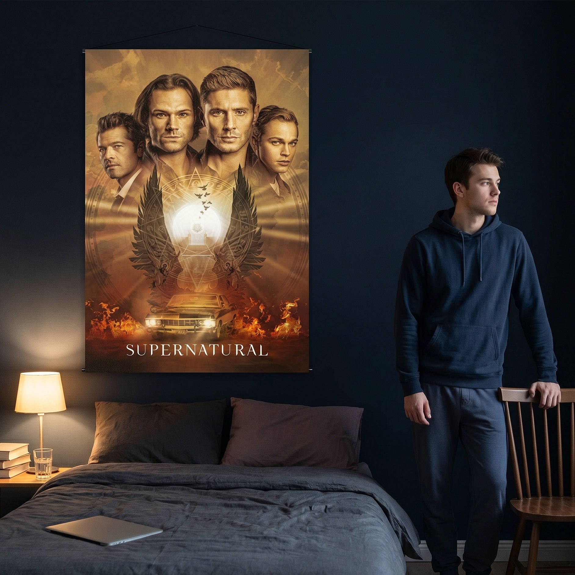 Immagine del prodotto Supernatural - Wall Scroll del Cast