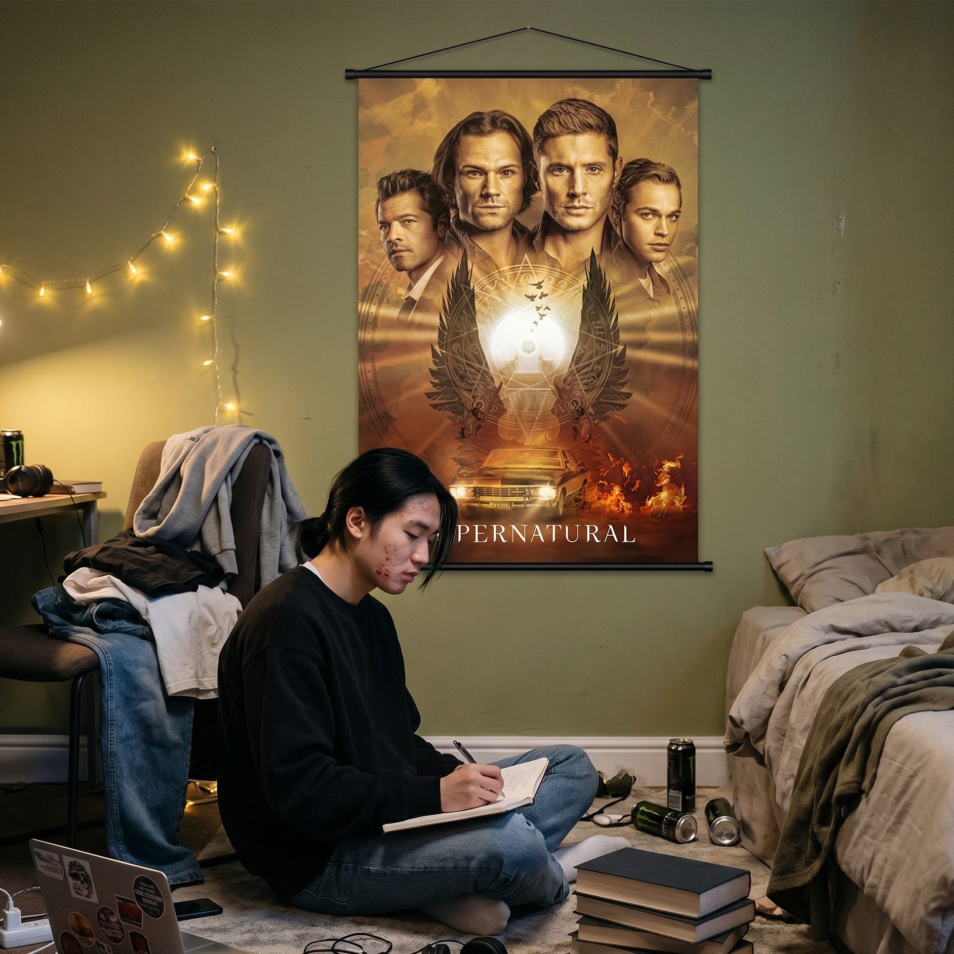 Immagine del prodotto Supernatural - Wall Scroll del Cast